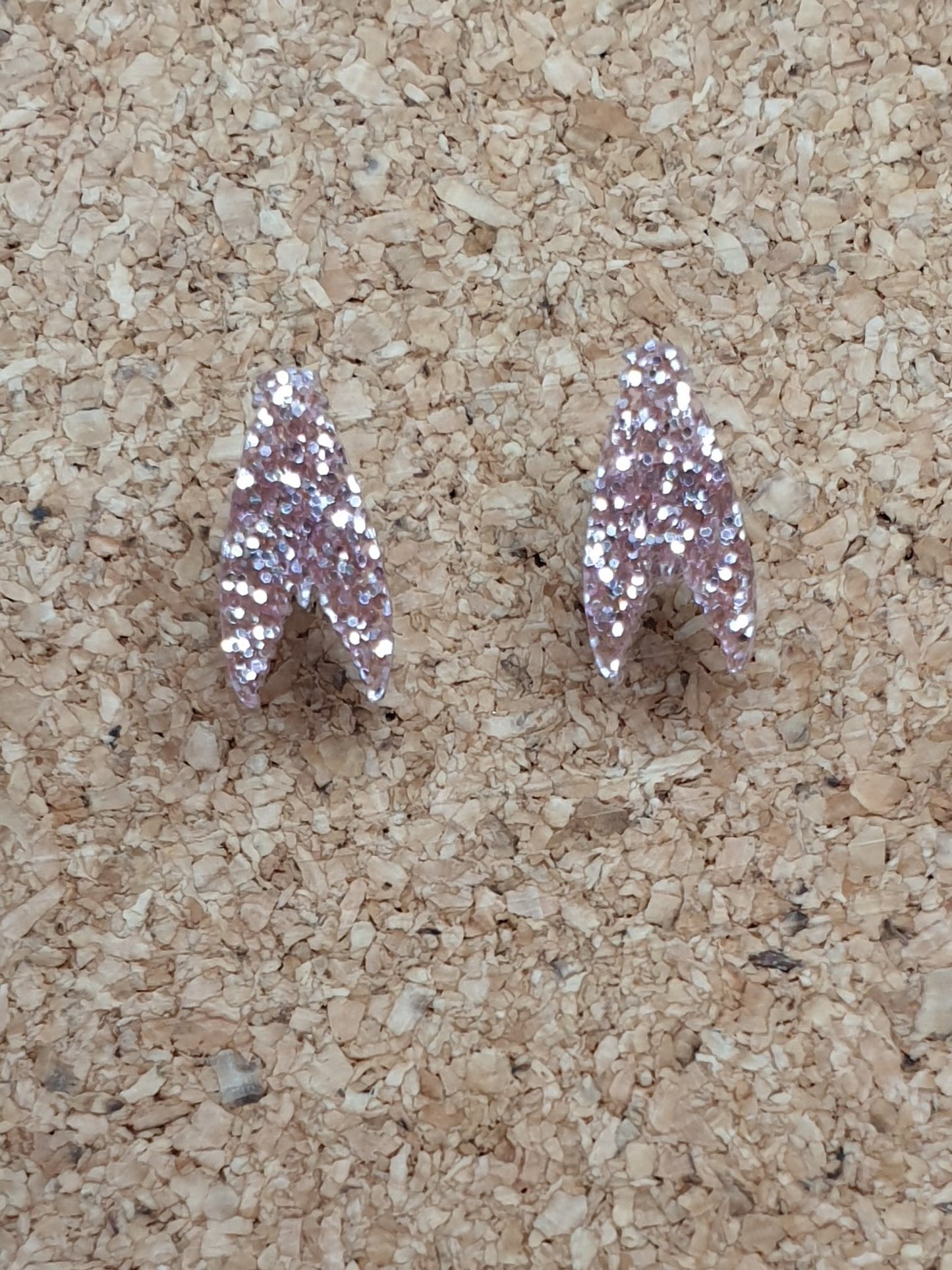 Tiny Moth studs acrylic earrings