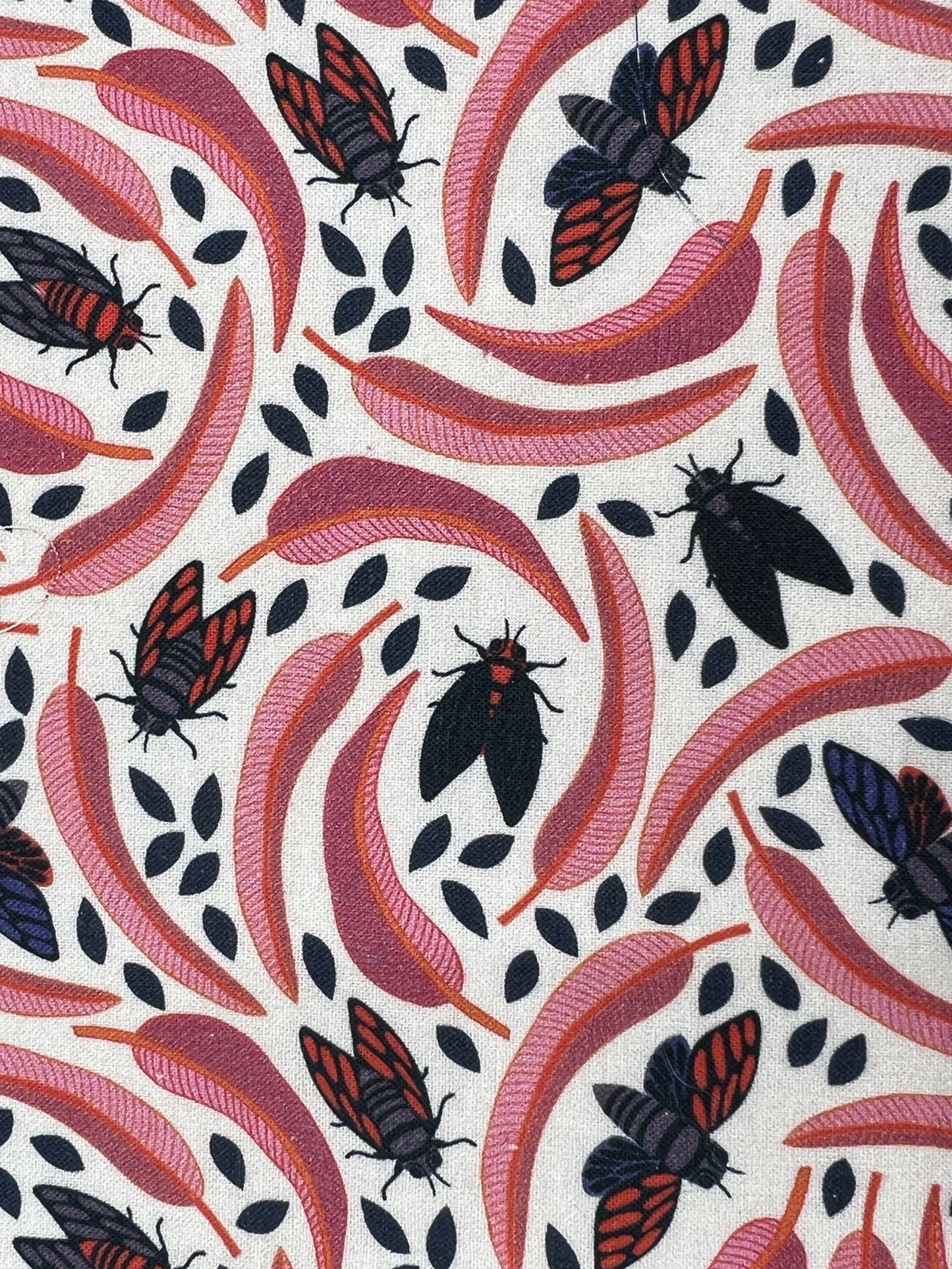 Red cicadas Face Mask