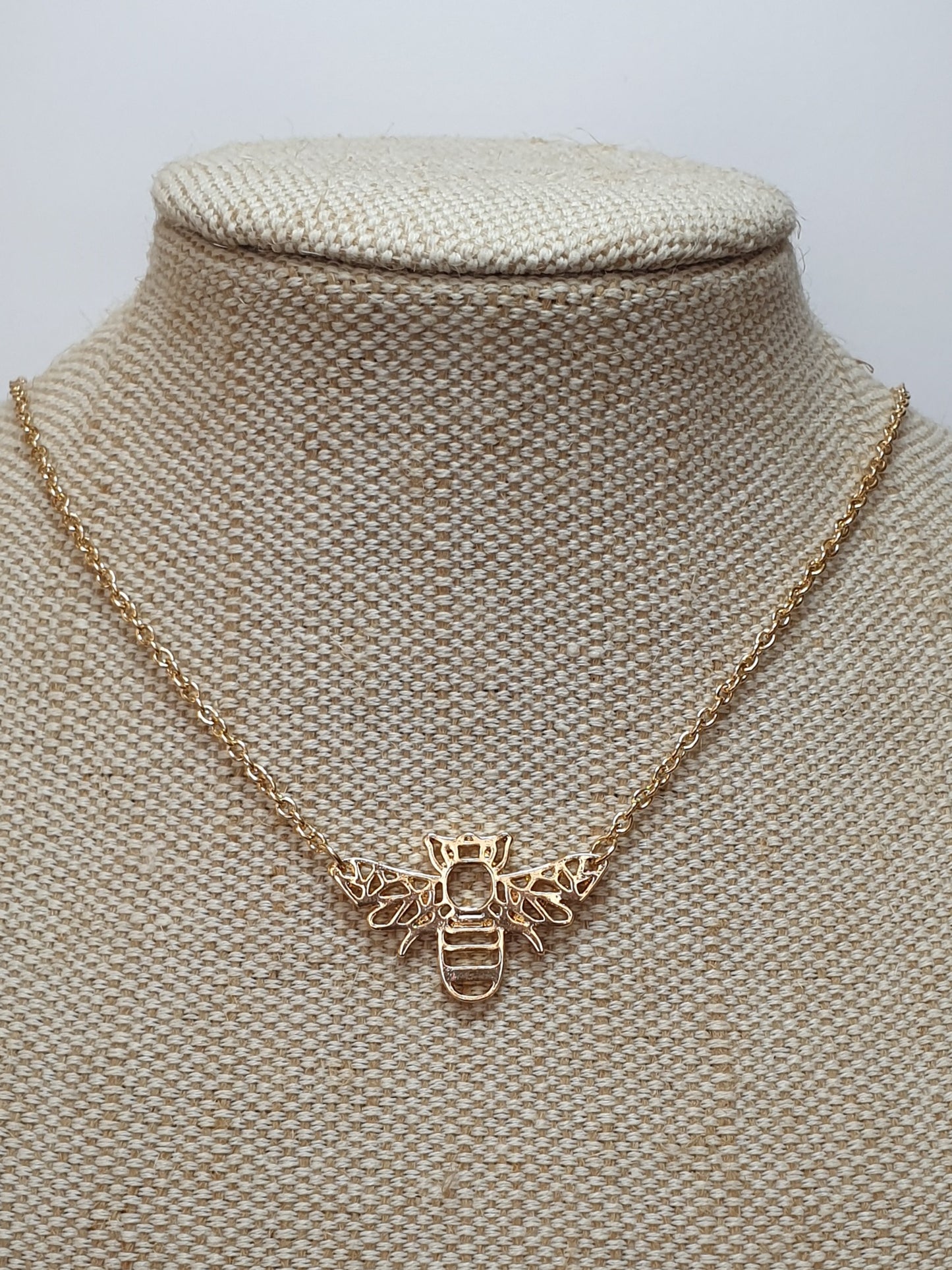 Bee Necklace - Golden