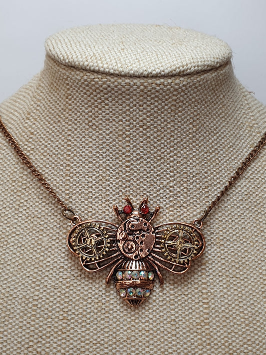 Steampunk Bee Necklace
