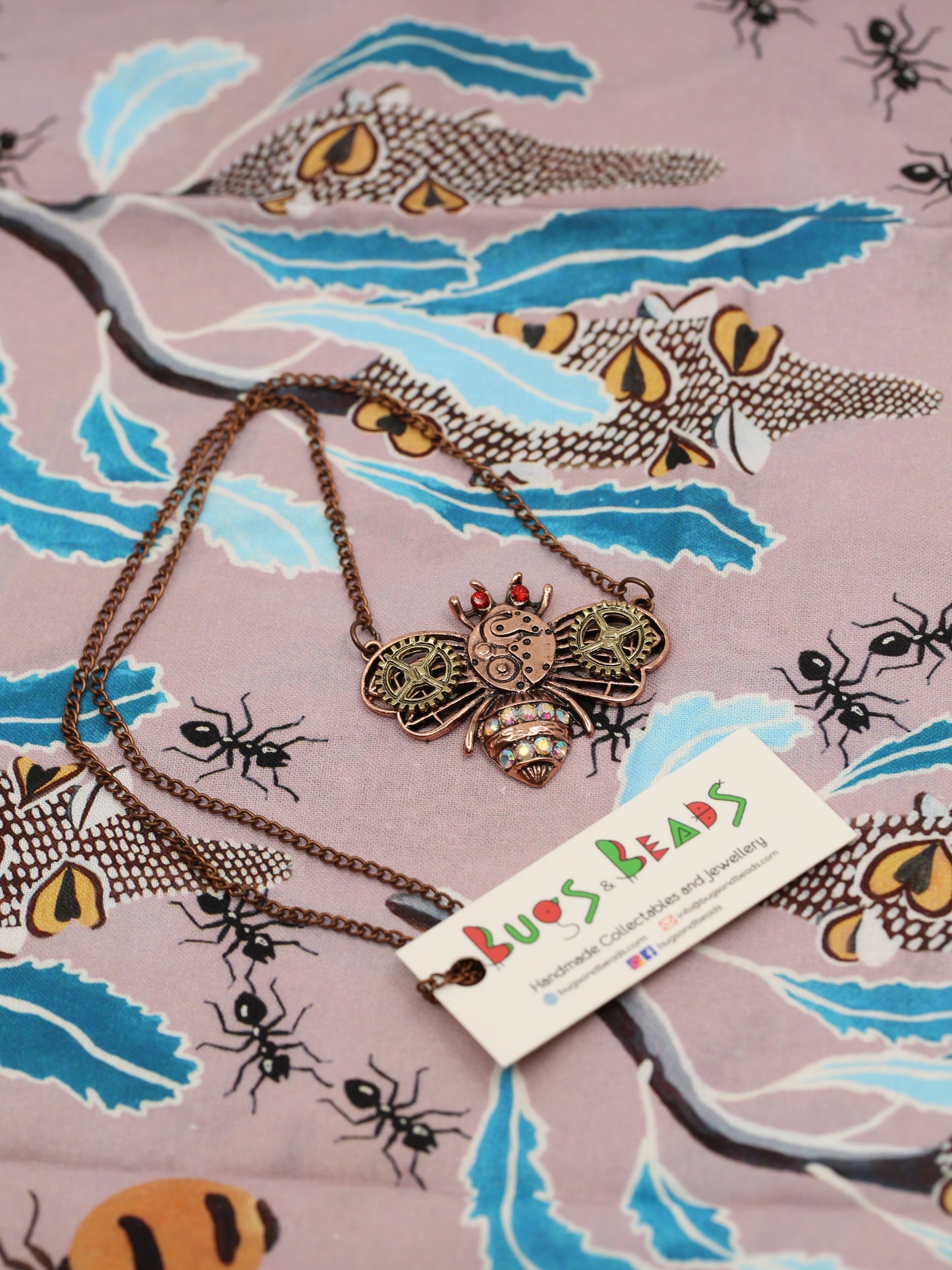 Steampunk Bee Necklace