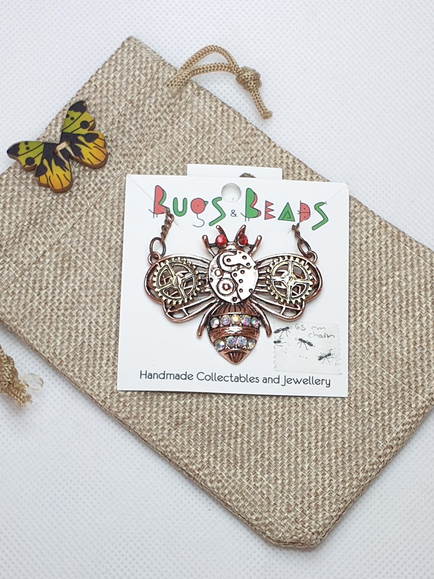 Steampunk Bee Necklace
