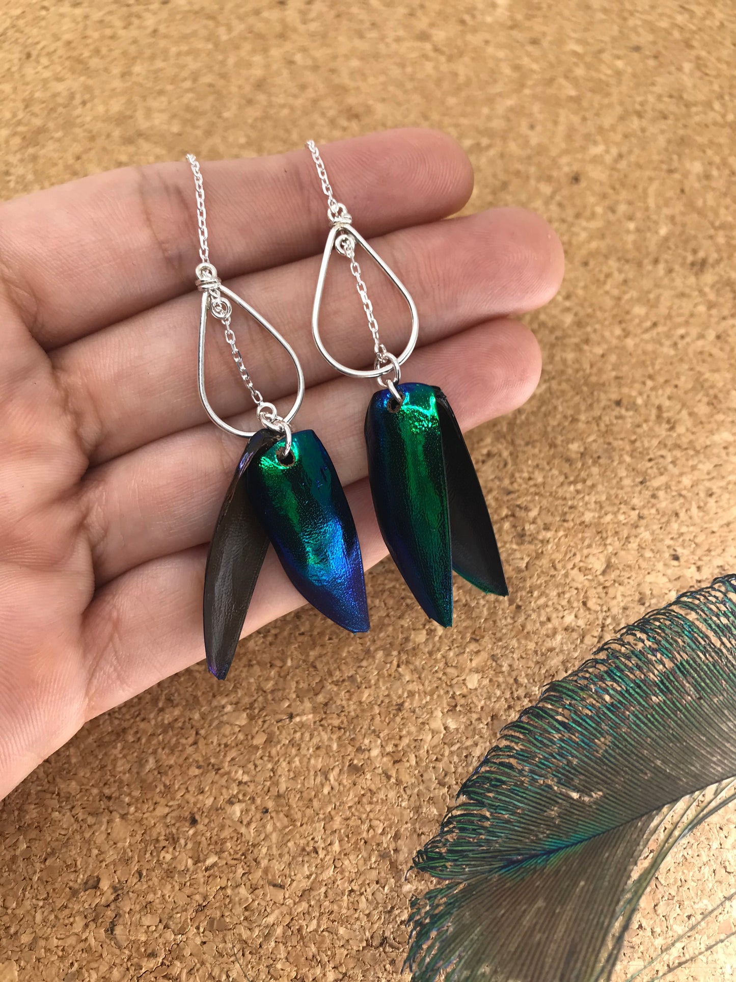 Teardrop Chandelier - Sterling Silver