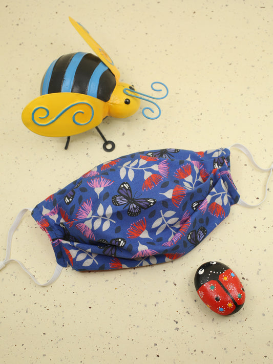 Flowers and Butterflies Face Mask