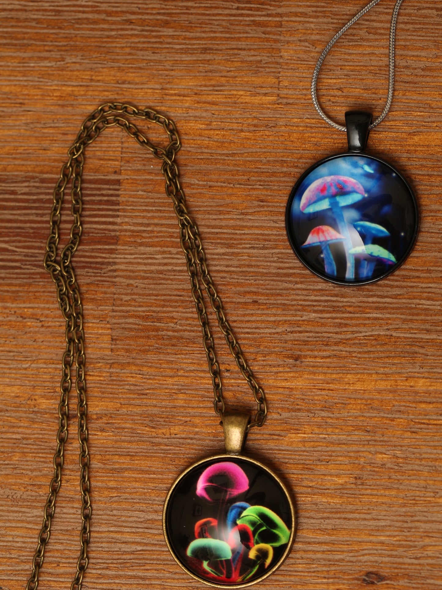 Glowing Mushrooms Necklace