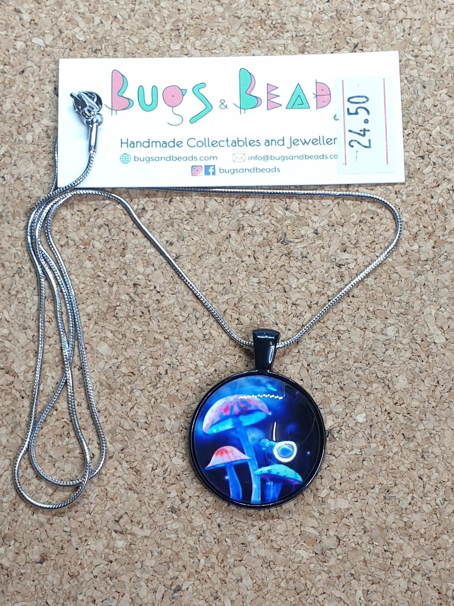 Glowing Mushrooms Necklace