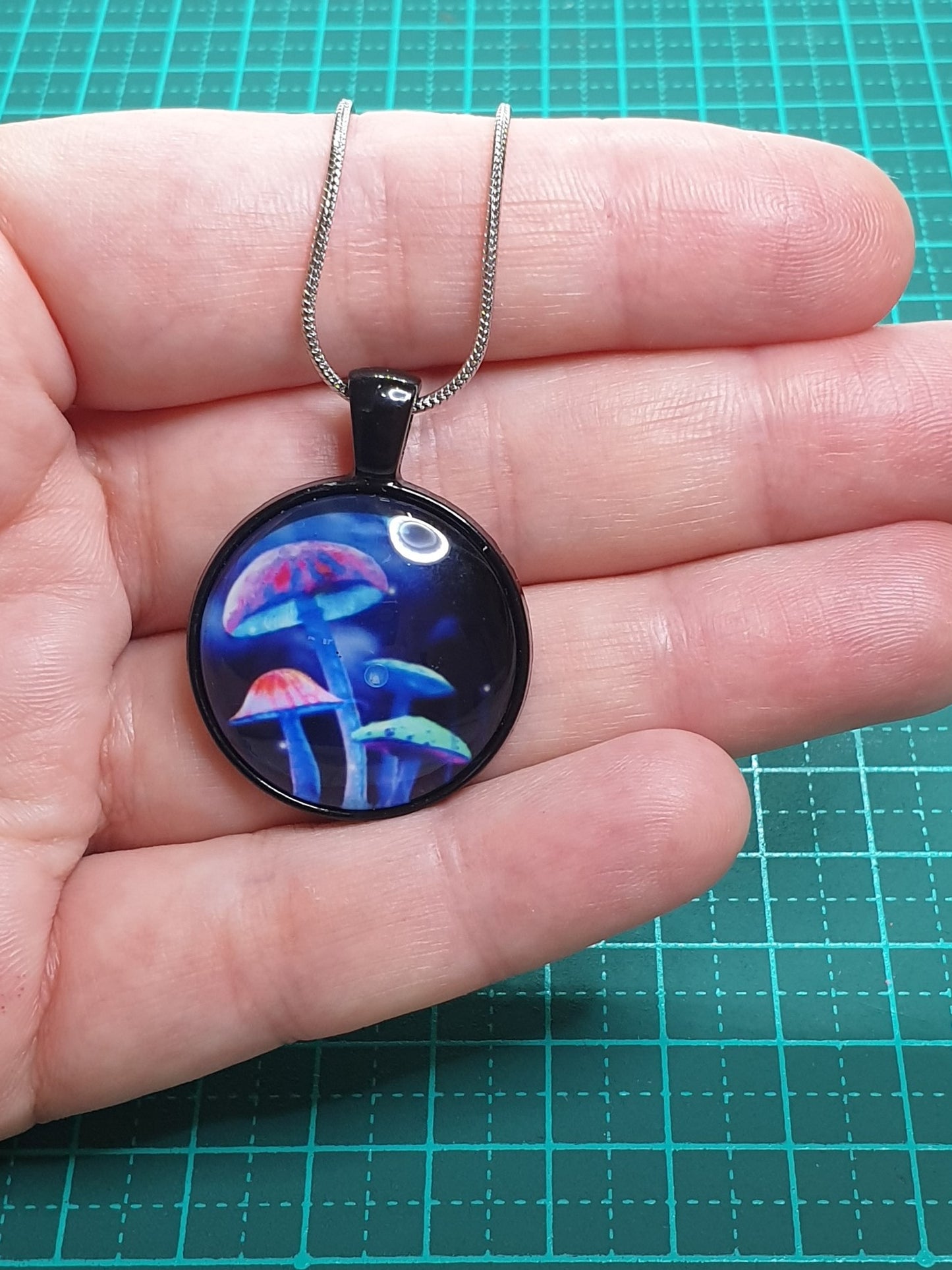 Glowing Mushrooms Necklace