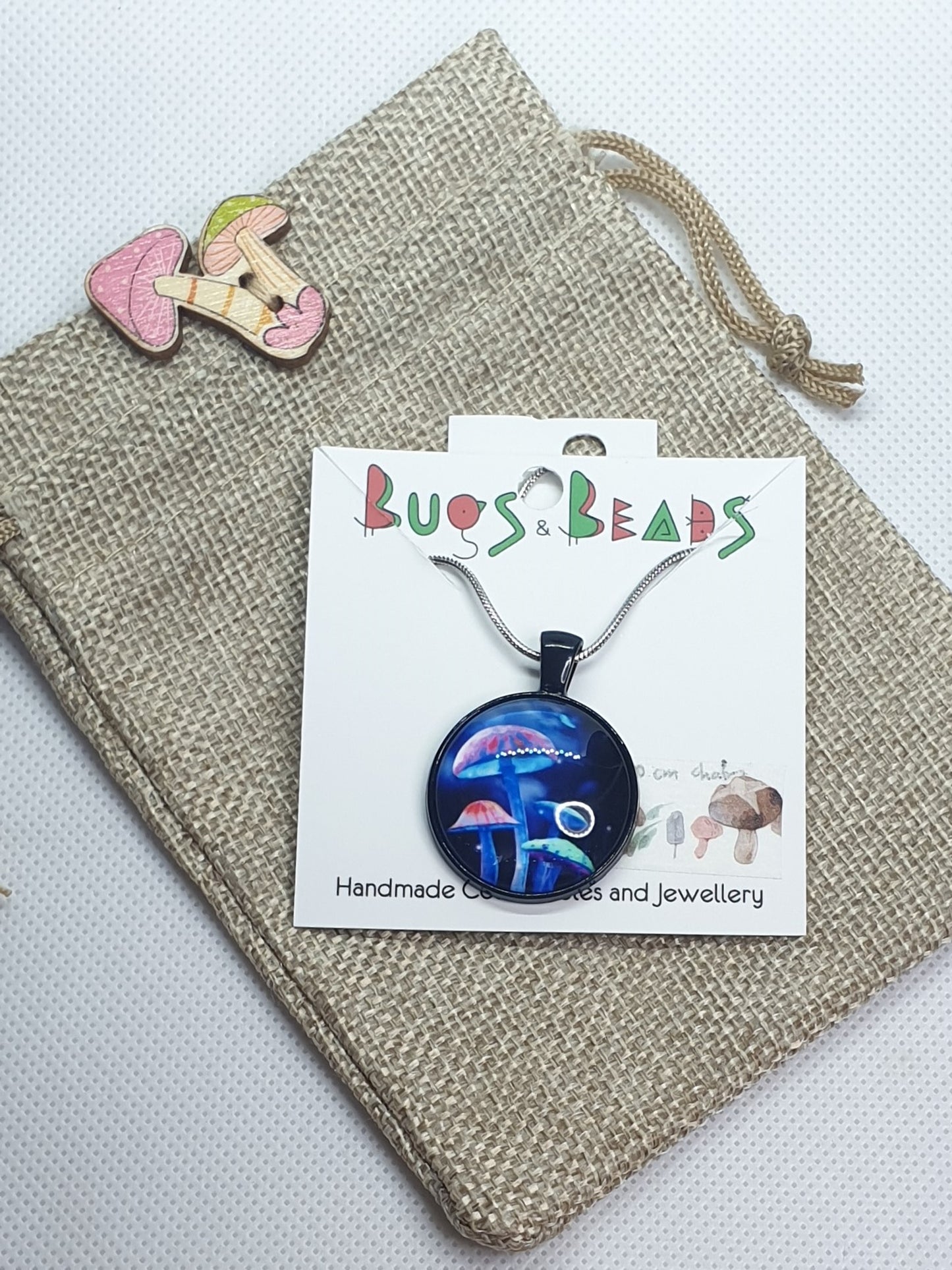Glowing Mushrooms Necklace