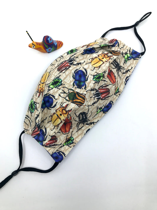 Colourful beetles Face Mask