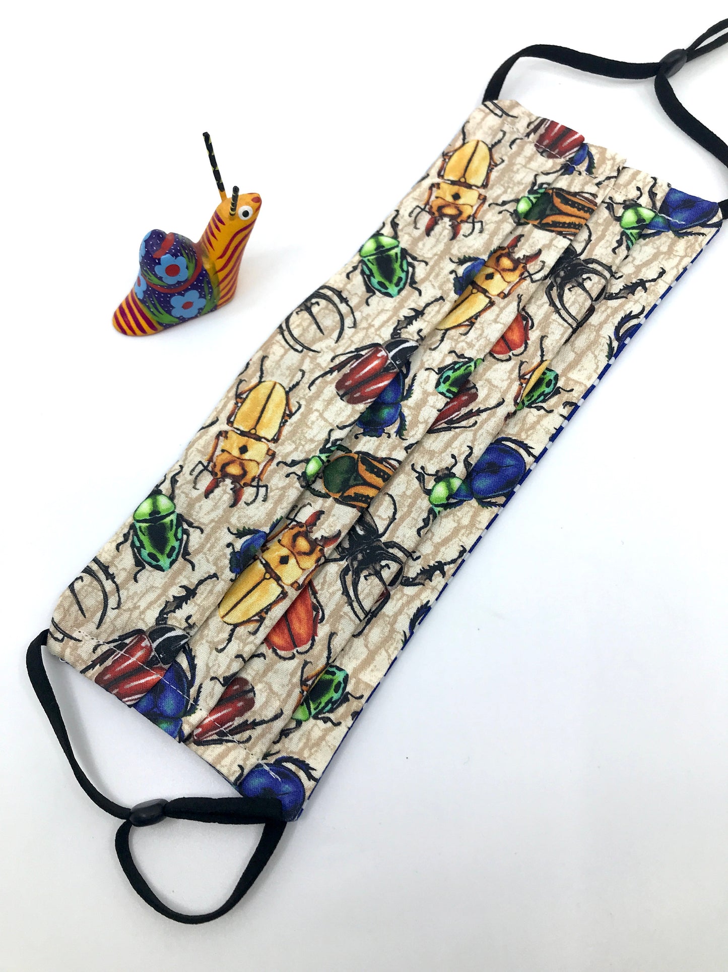 Colourful beetles Face Mask