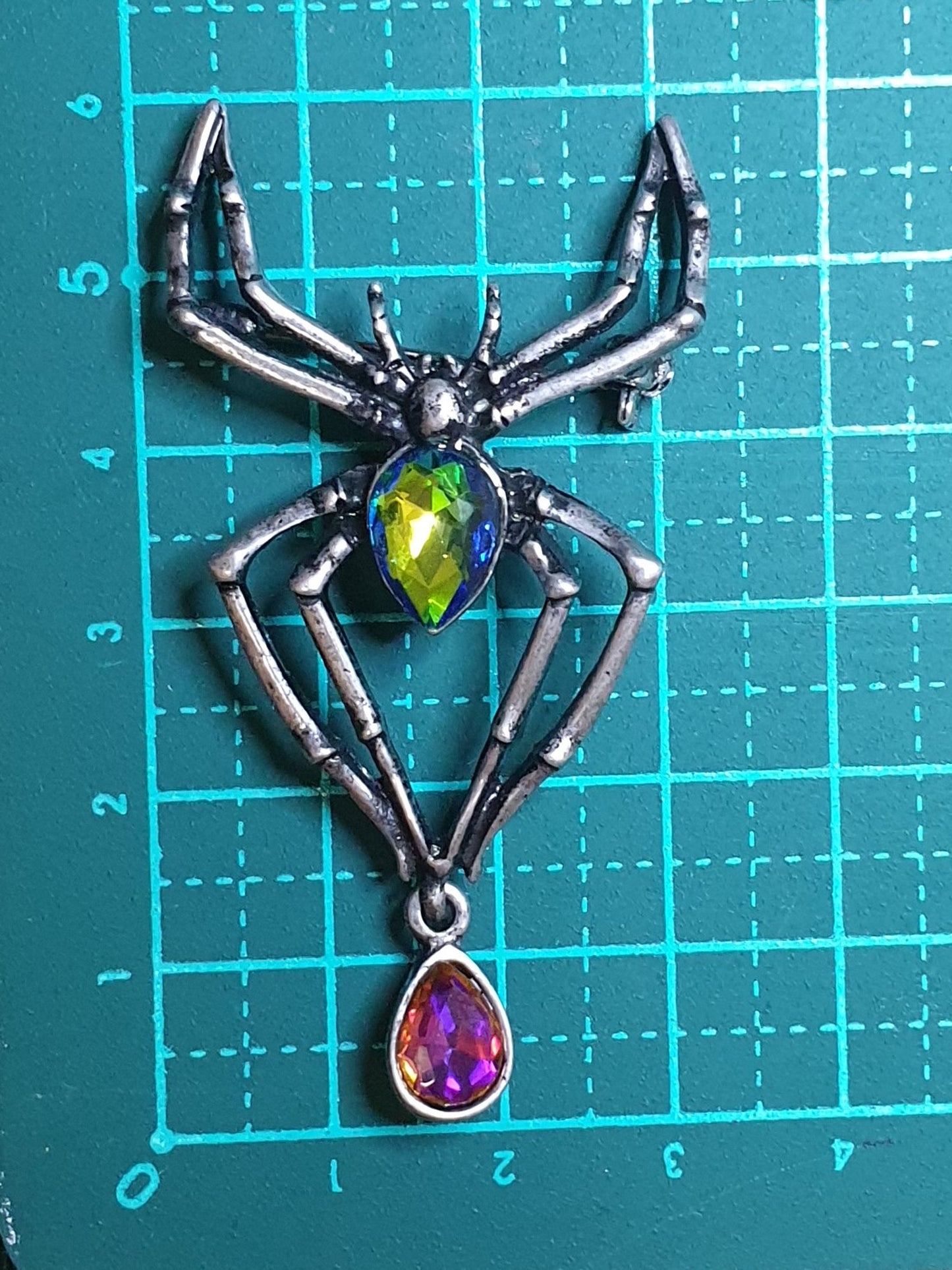 Jewel Spider Brooch