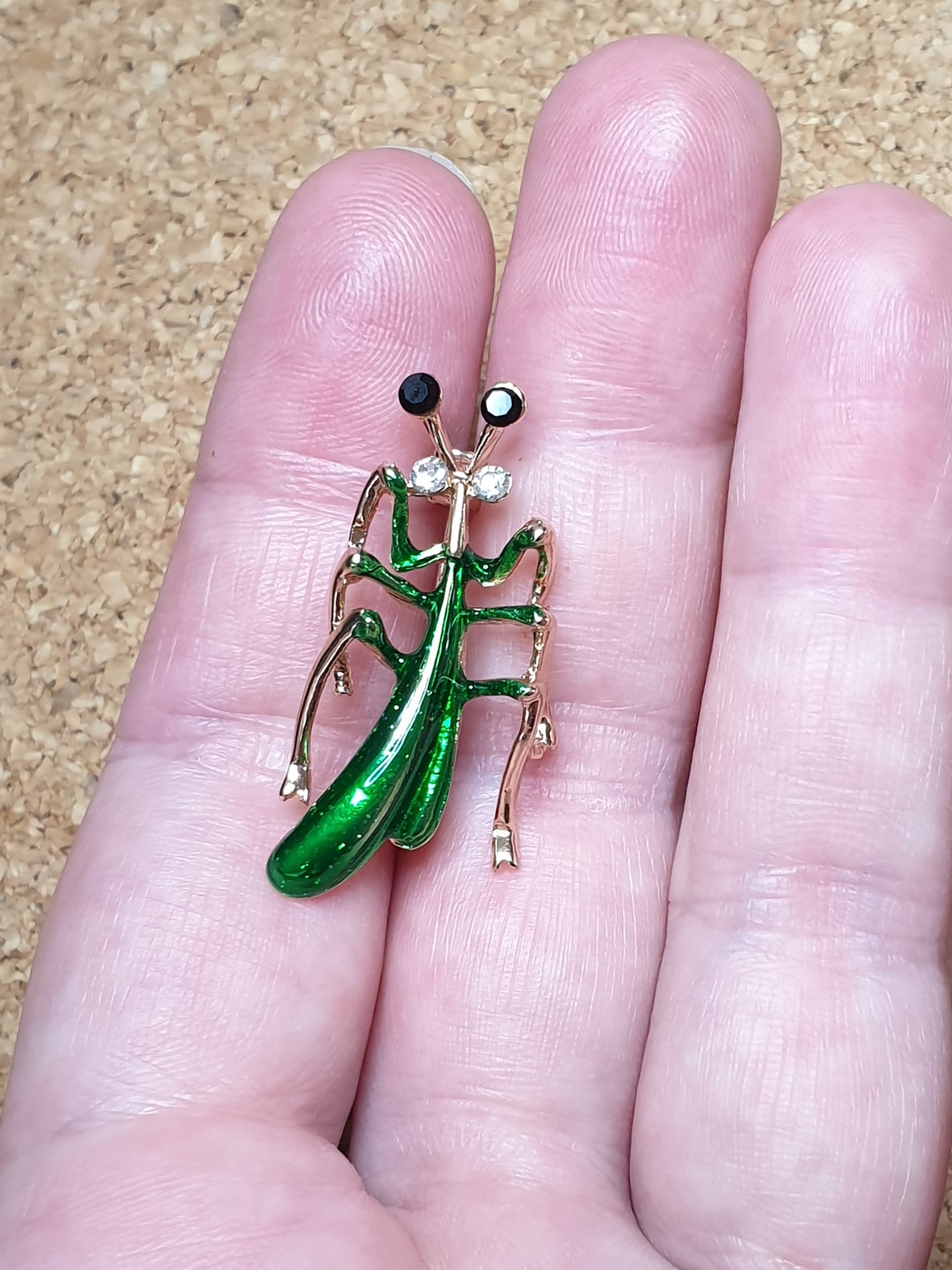 Mantis Brooch