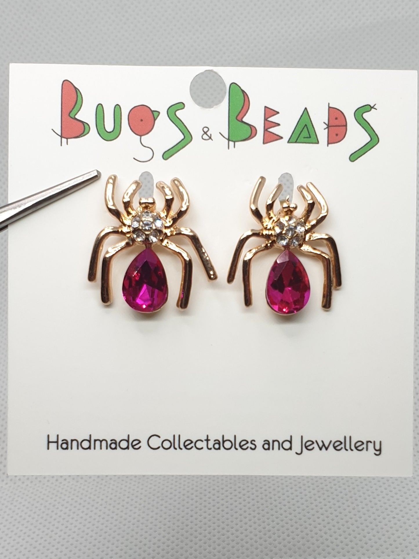 Spider Studs - Golden