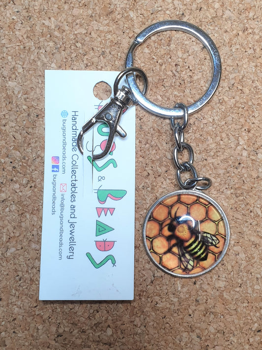 Bee Keyring