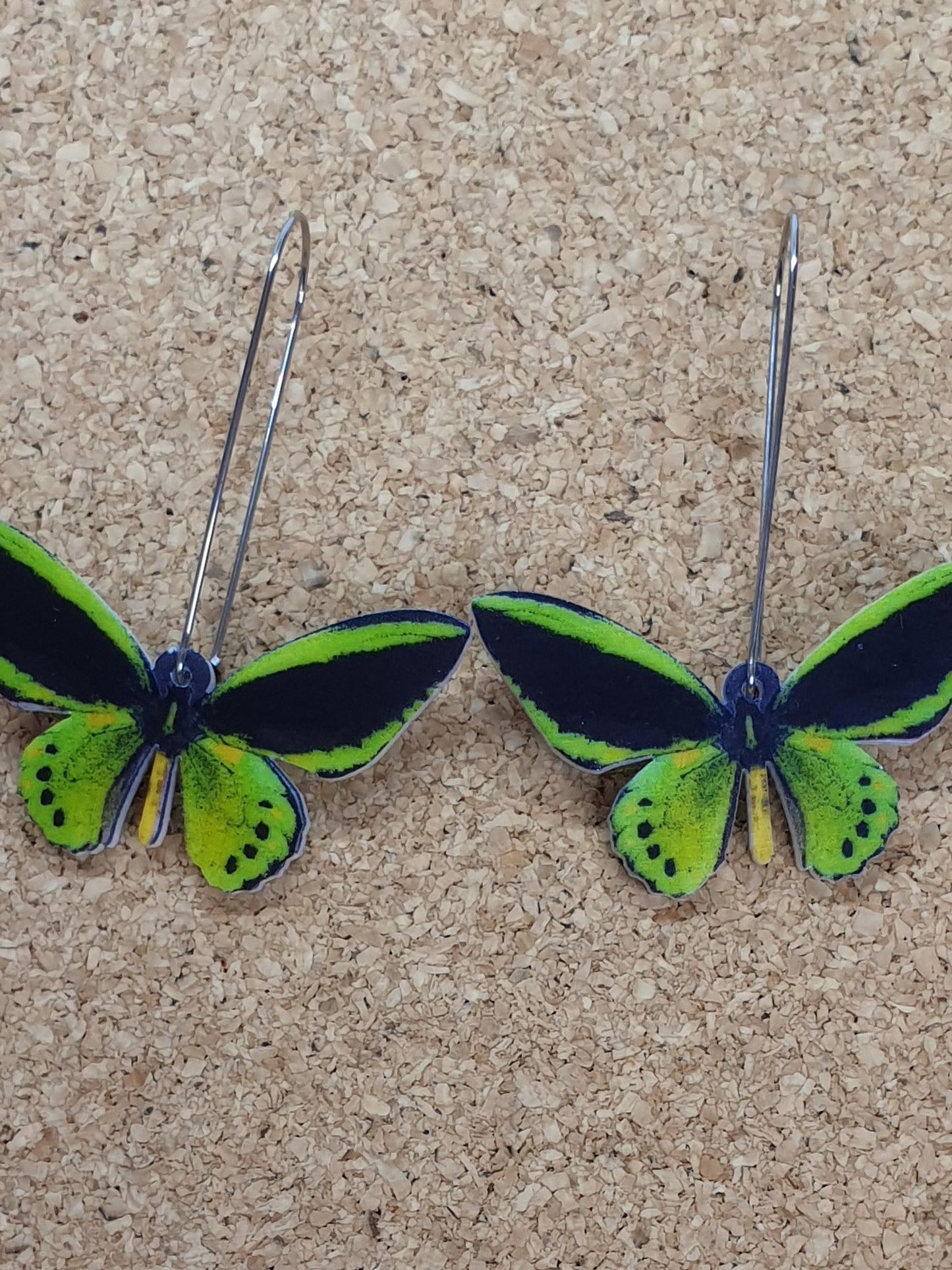 Richmond Birdwing Butterfly acrylic earrings
