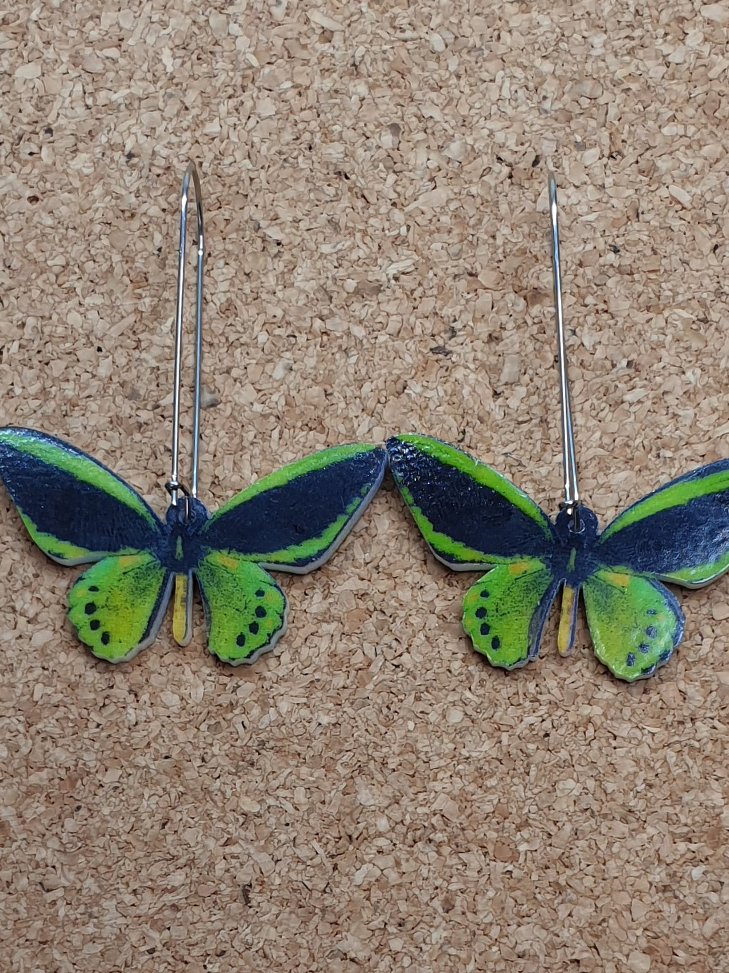 Richmond Birdwing Butterfly acrylic earrings