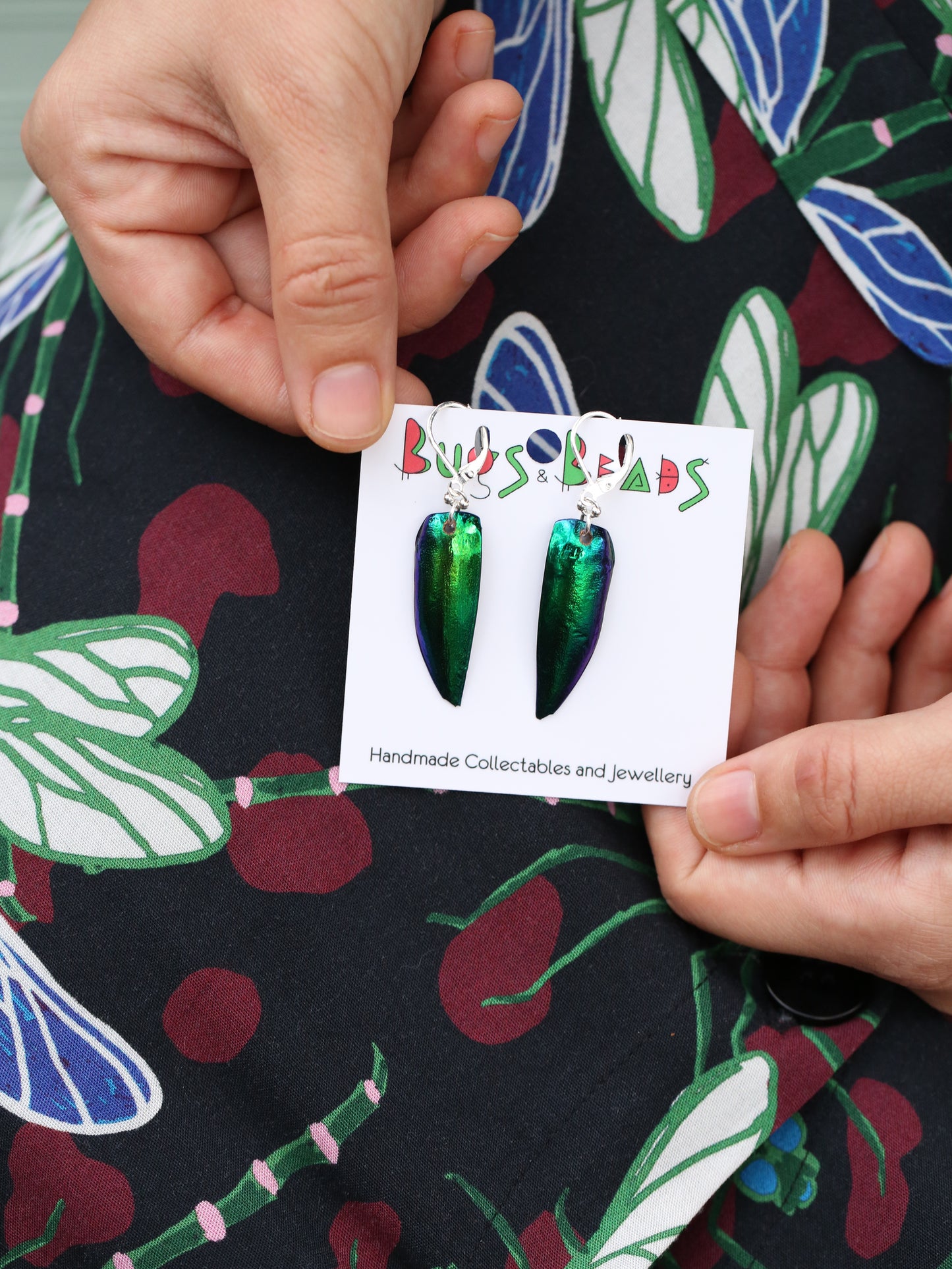 Minimalistics Green - Sterling Silver