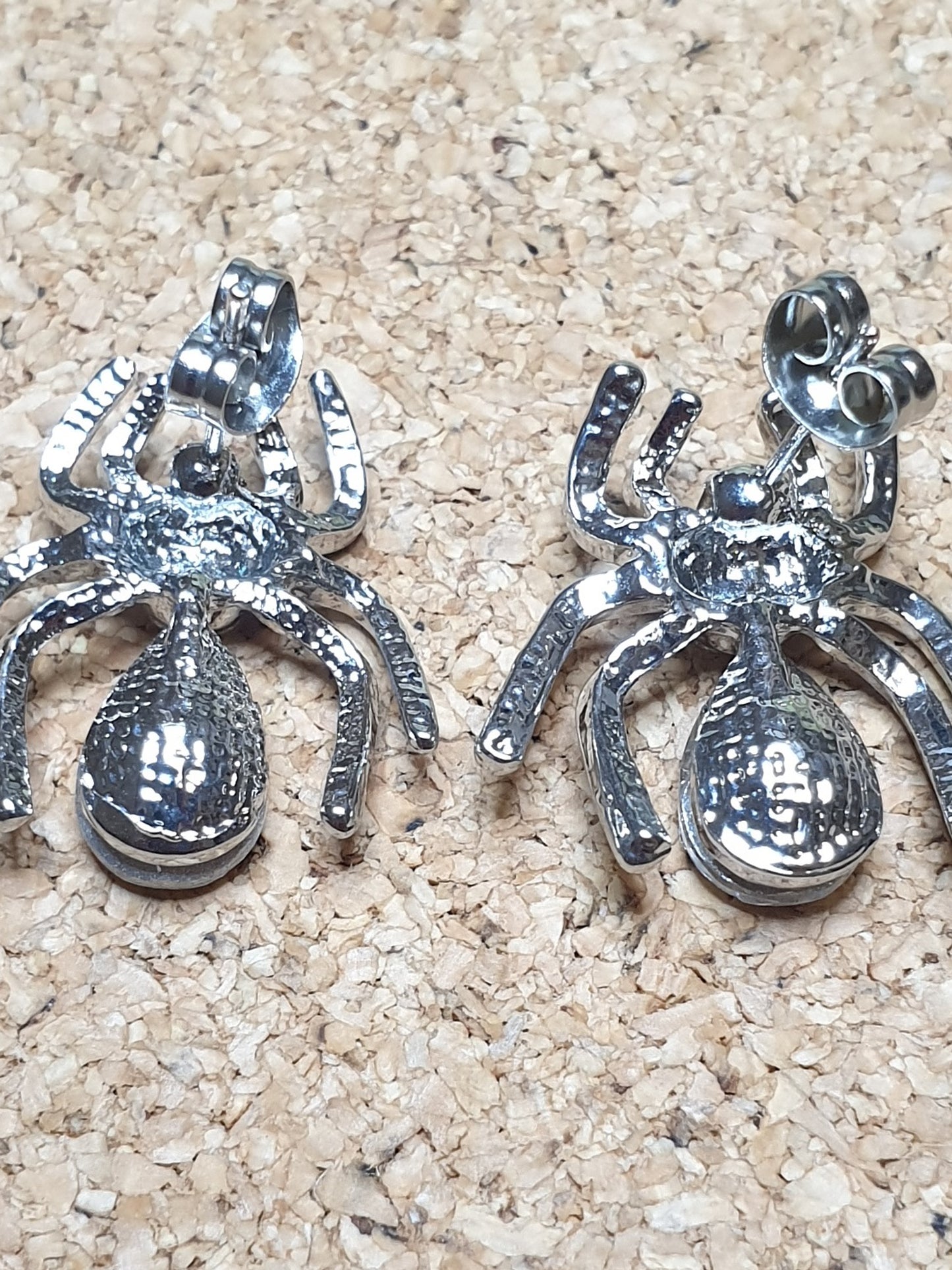Spider Studs - Silver
