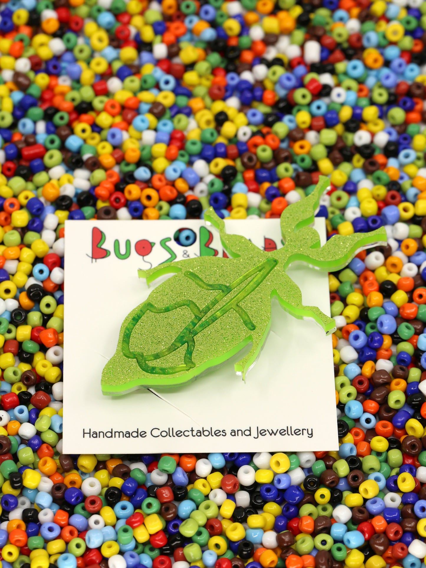 Monteith's Leaf-insect brooch