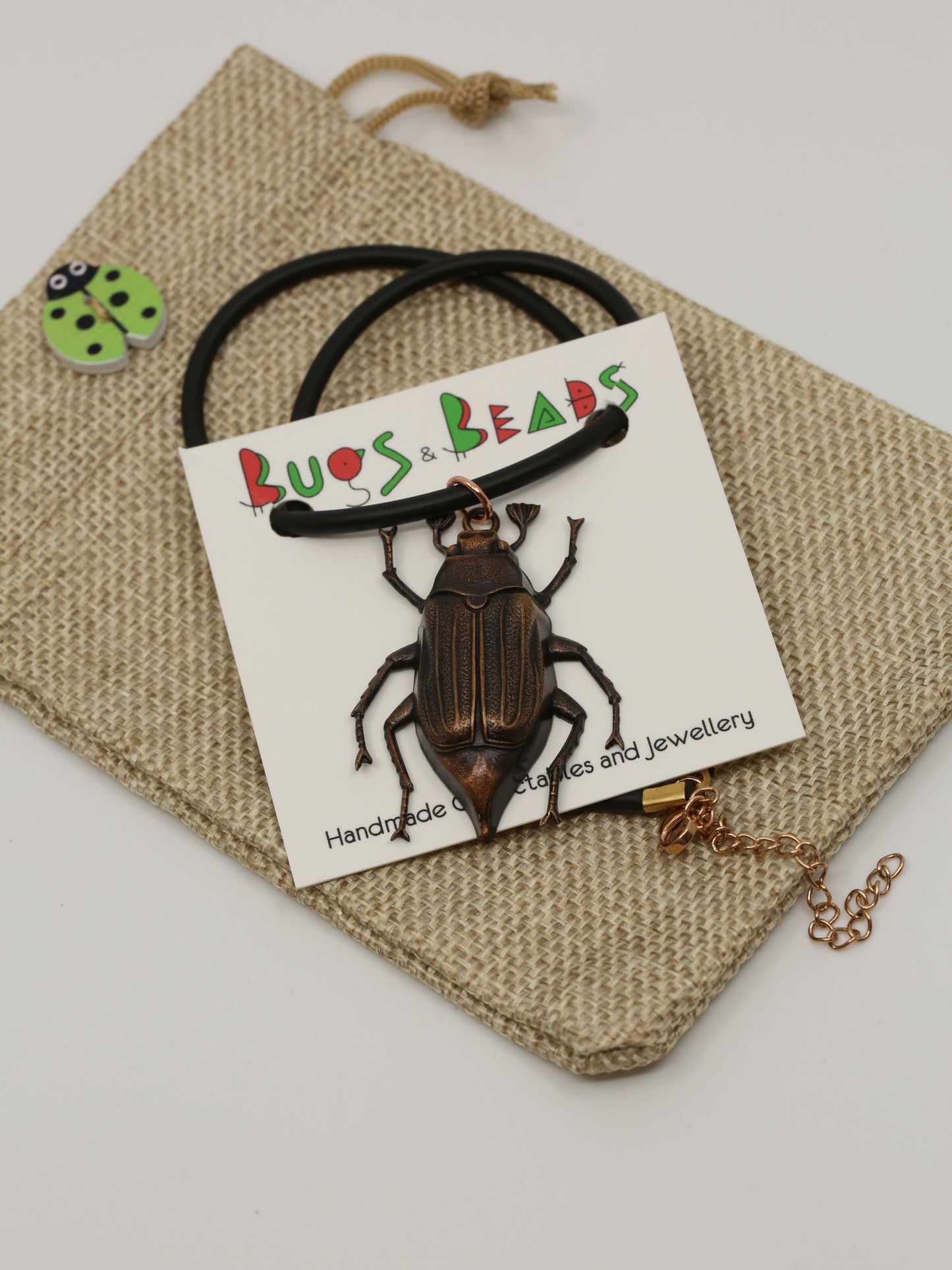 Chafer/June Beetle necklace