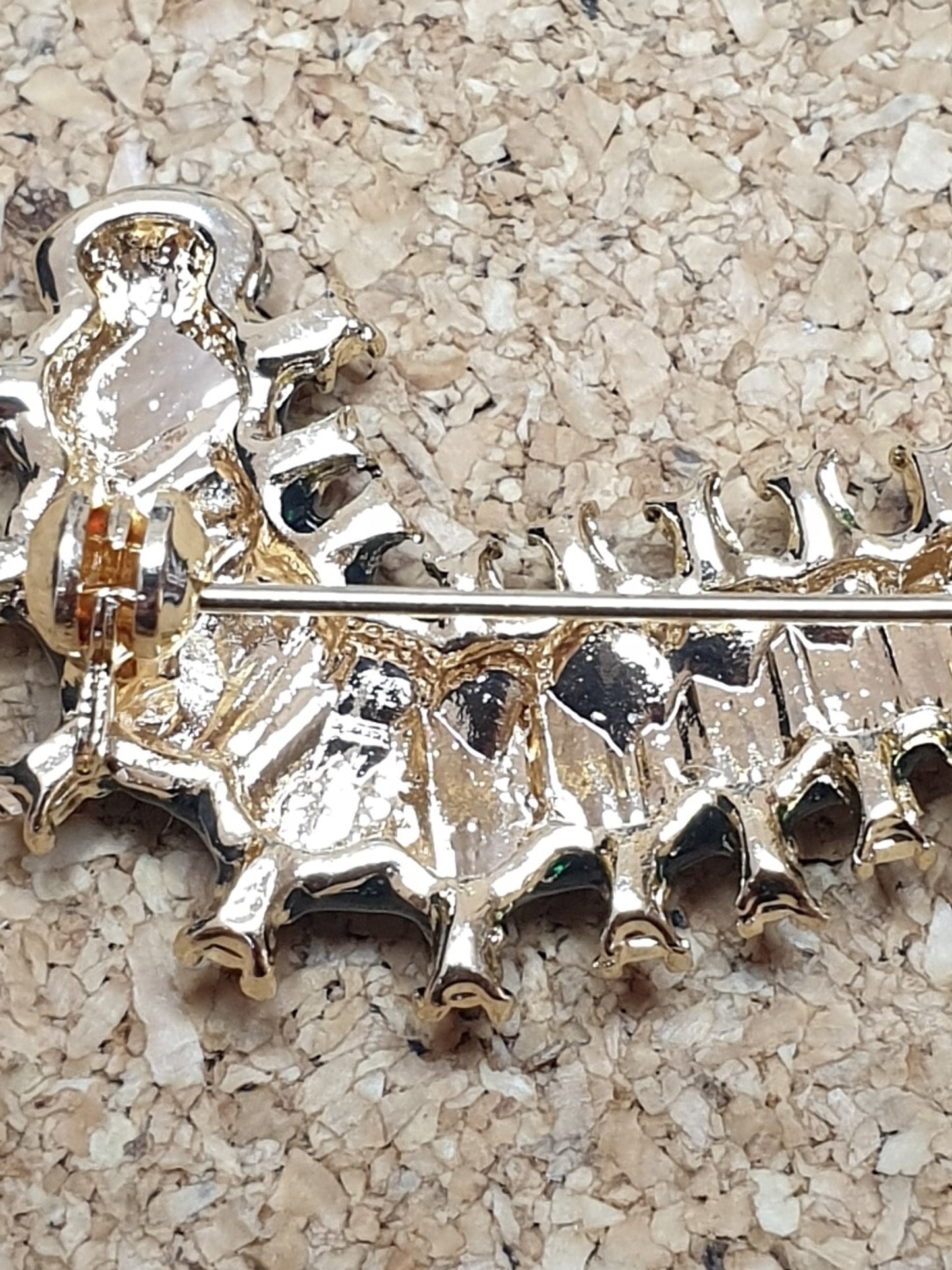 Green Caterpillar Brooch