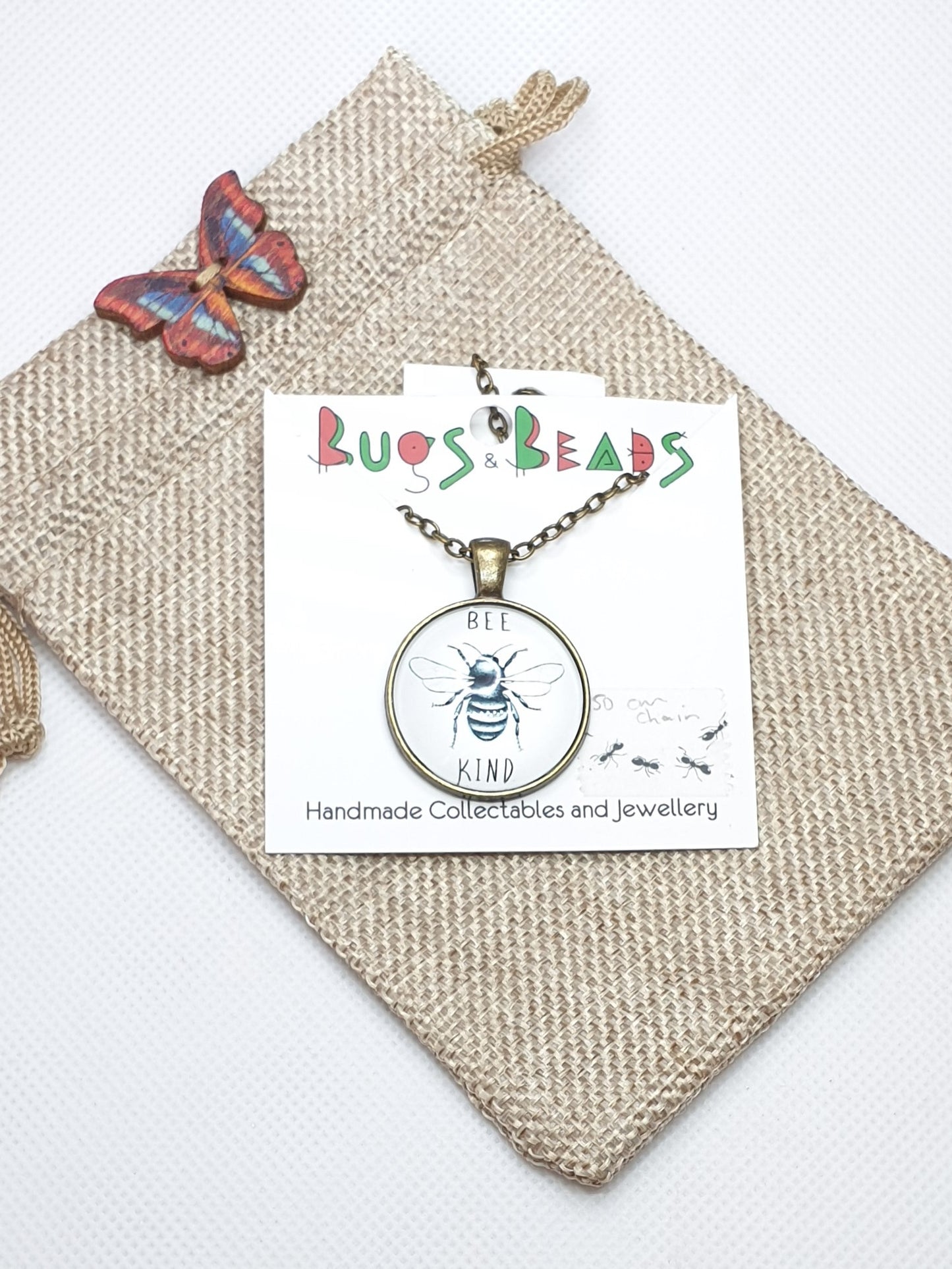 Bee Kind Necklace - Bronze