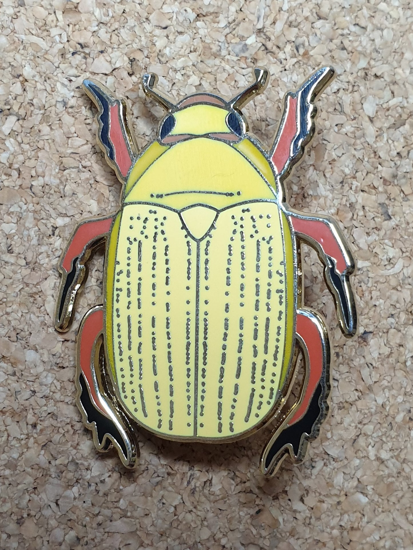 Christmas Beetle Pin