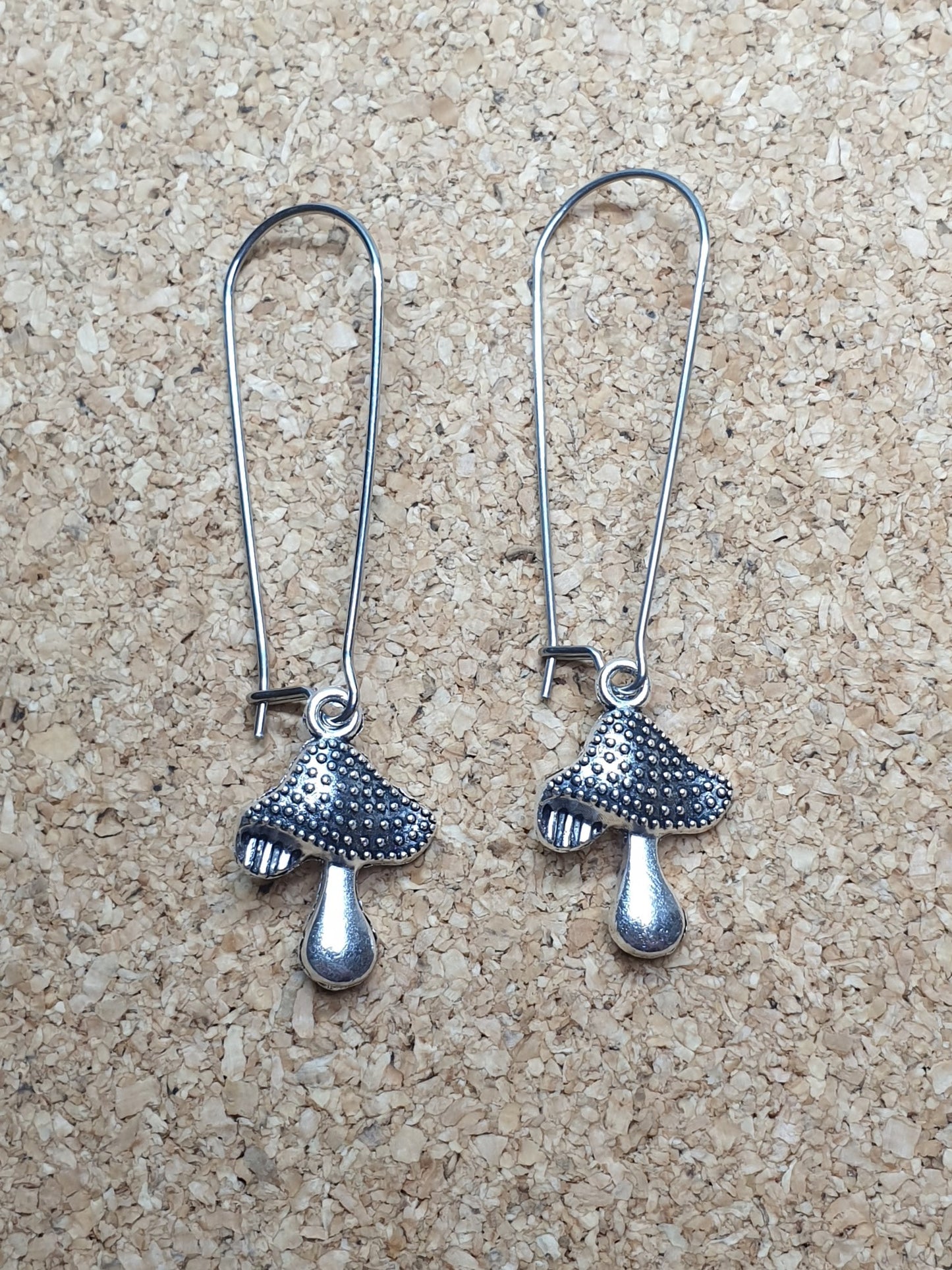 Textured Mushroom earrings