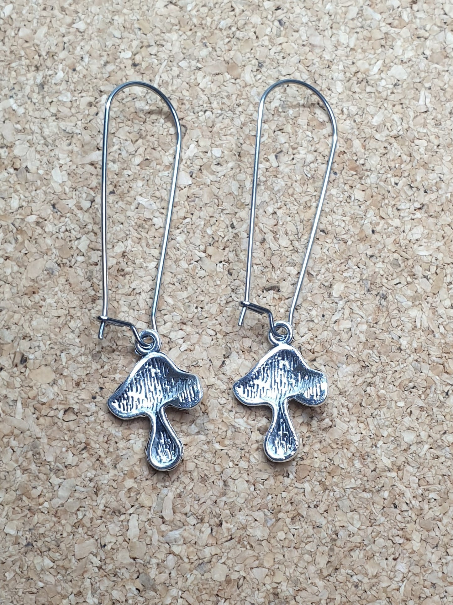 Textured Mushroom earrings