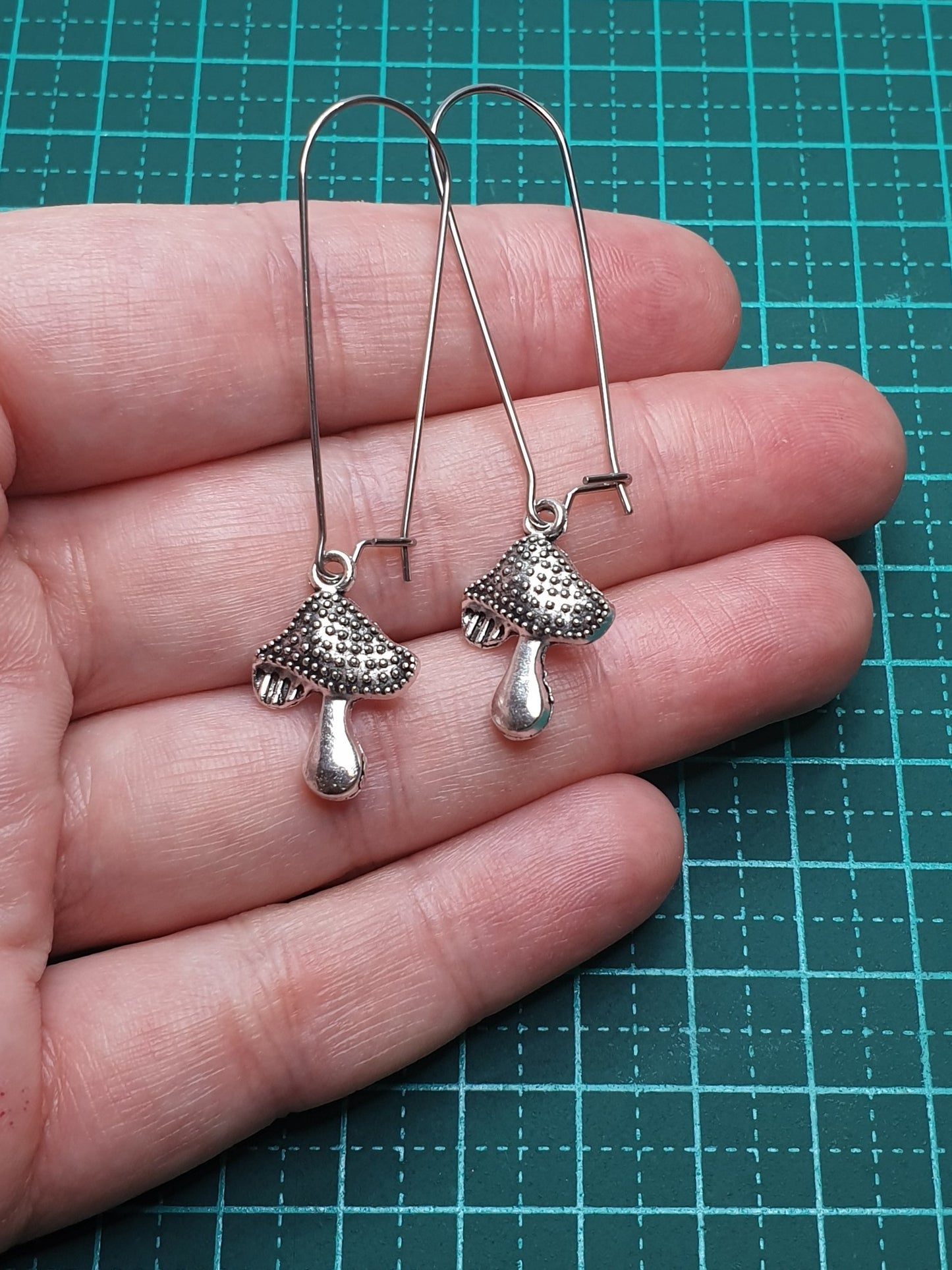 Textured Mushroom earrings