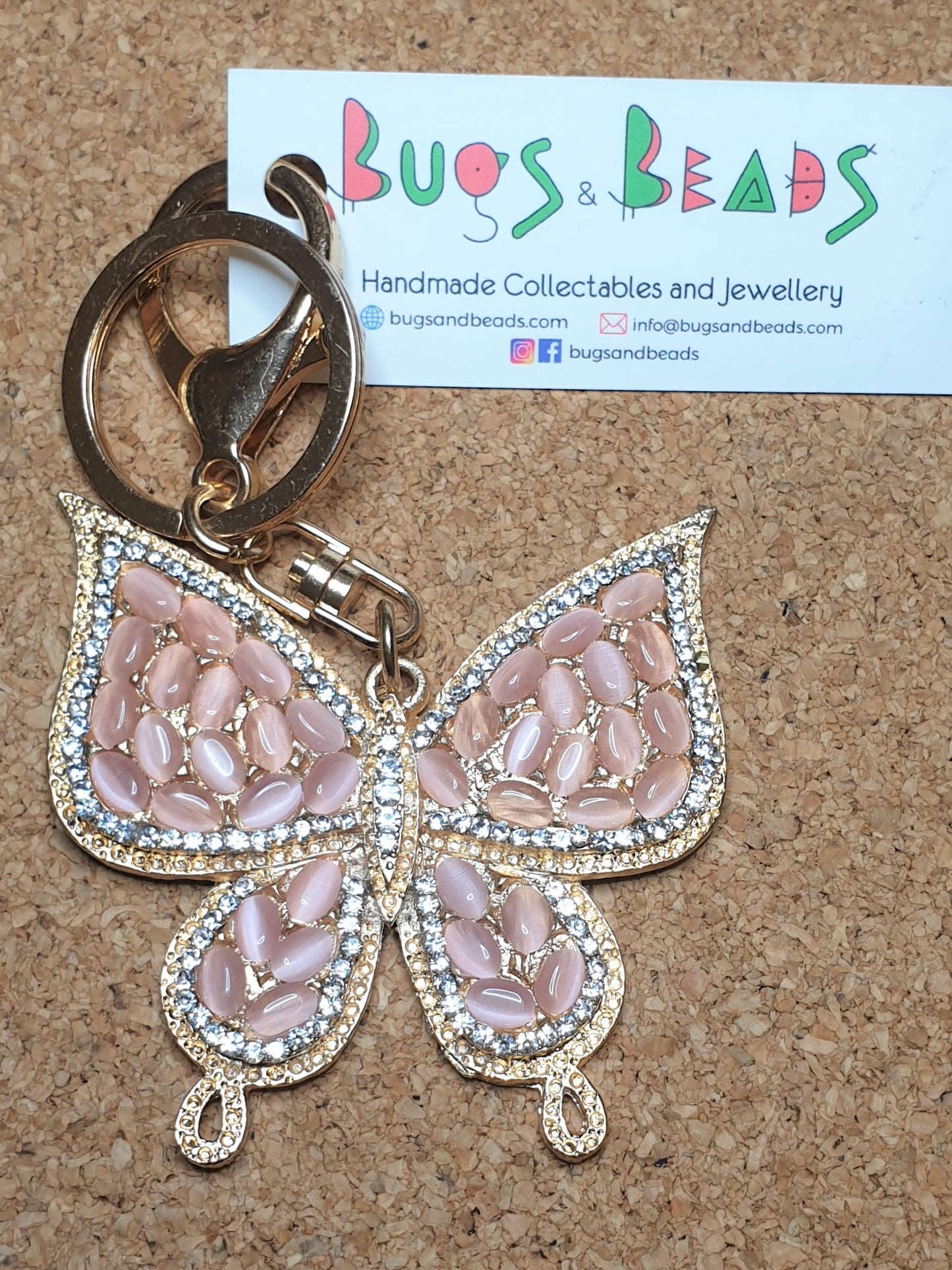 Butterfly Keyring