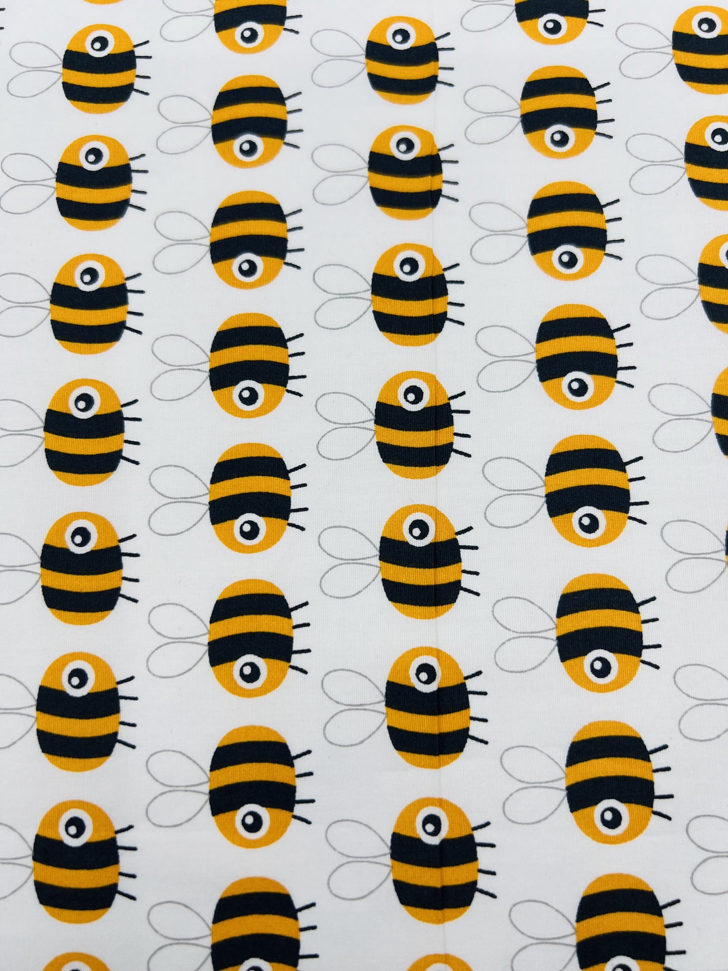 Cute Bee in White Face Mask