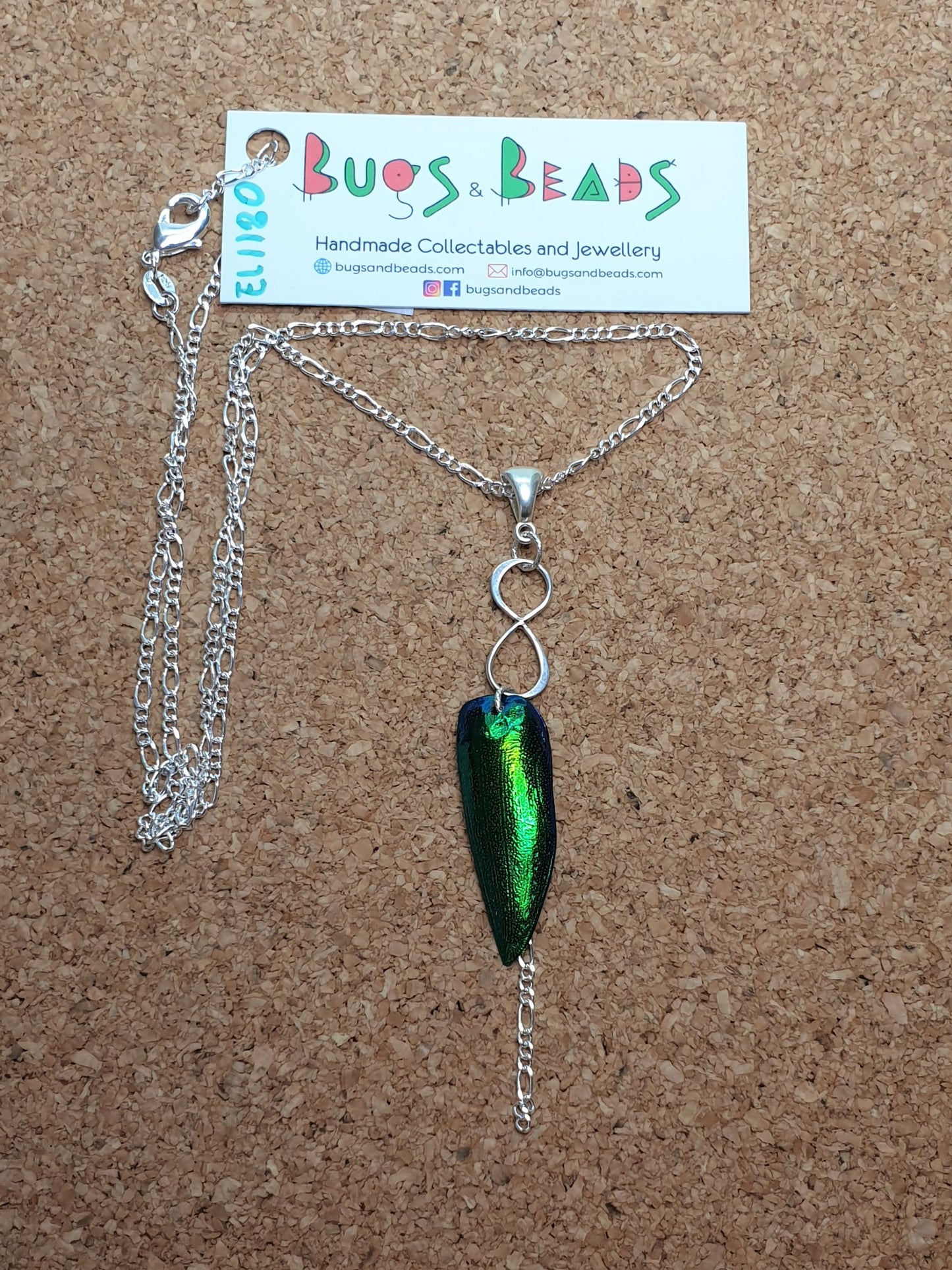 Infinite wide pendant - Sterling Silver