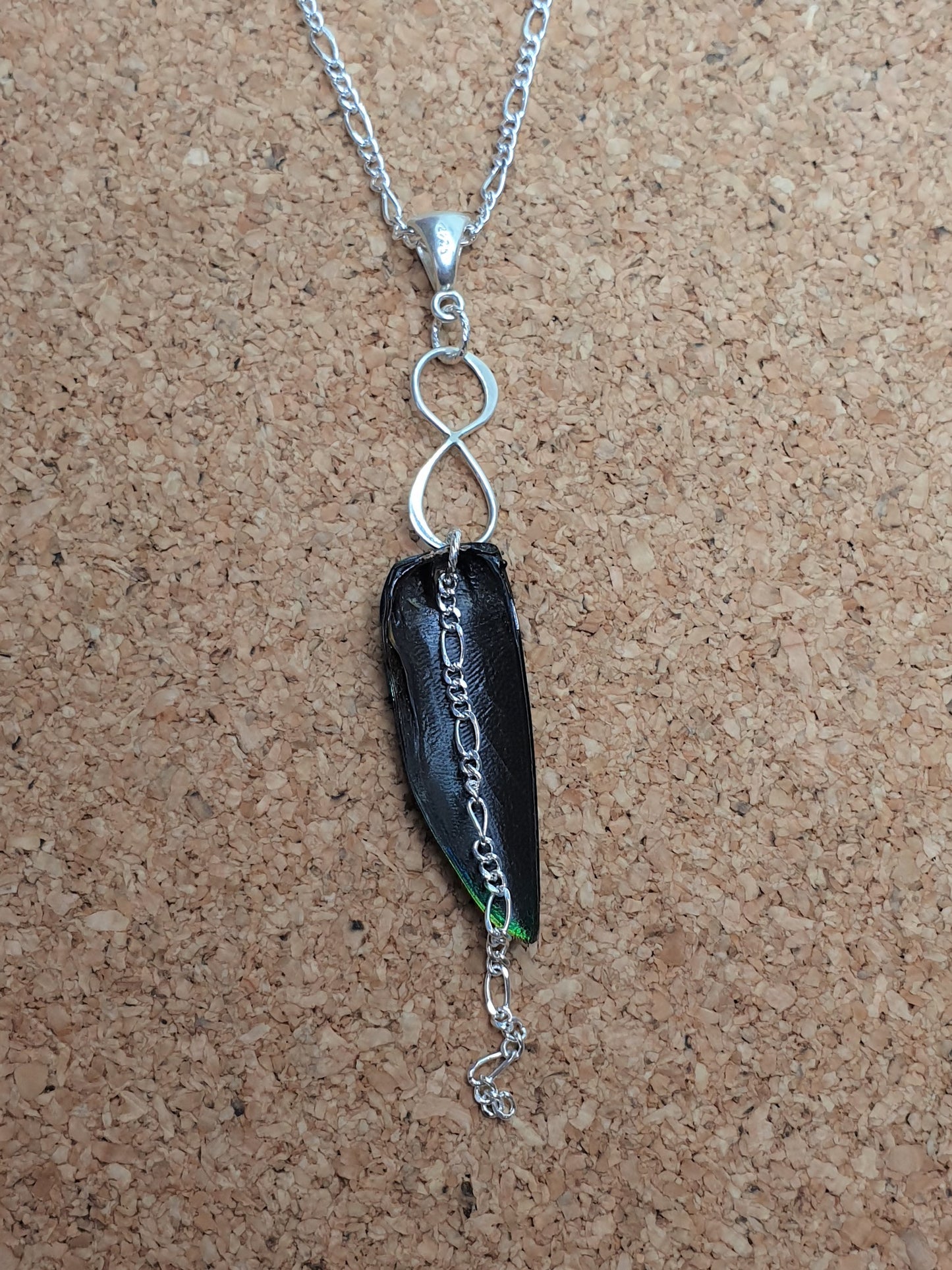Infinite wide pendant - Sterling Silver