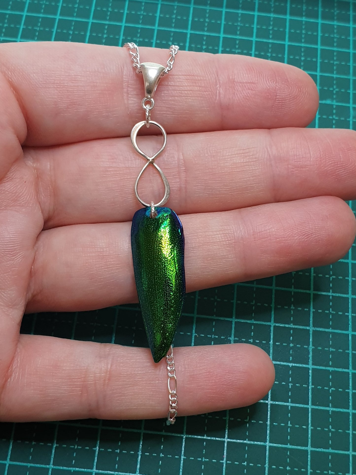 Infinite wide pendant - Sterling Silver
