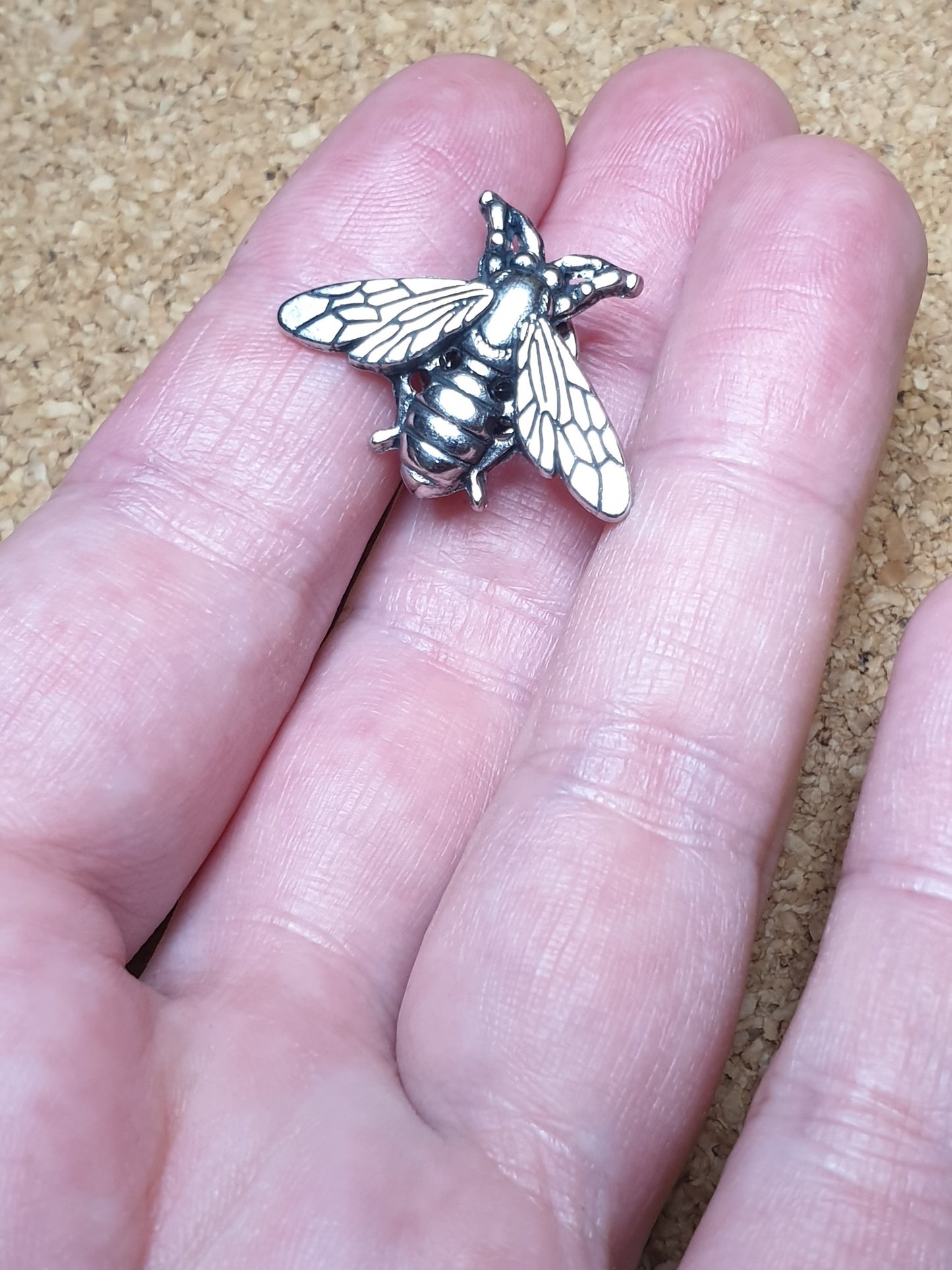 Wasp Brooch - Silver Small