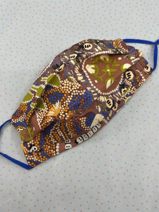 Australian aboriginal insect art mask