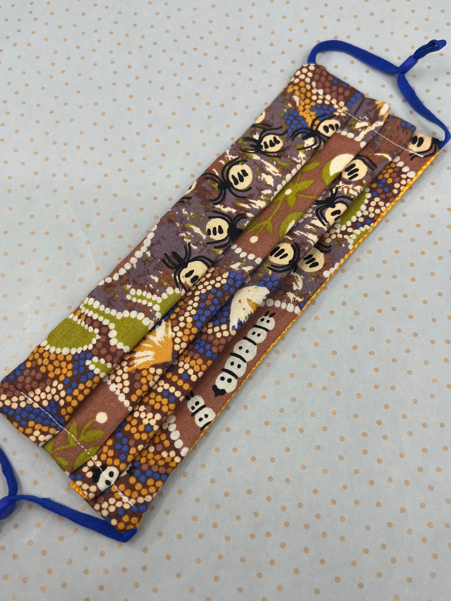 Australian aboriginal insect art mask