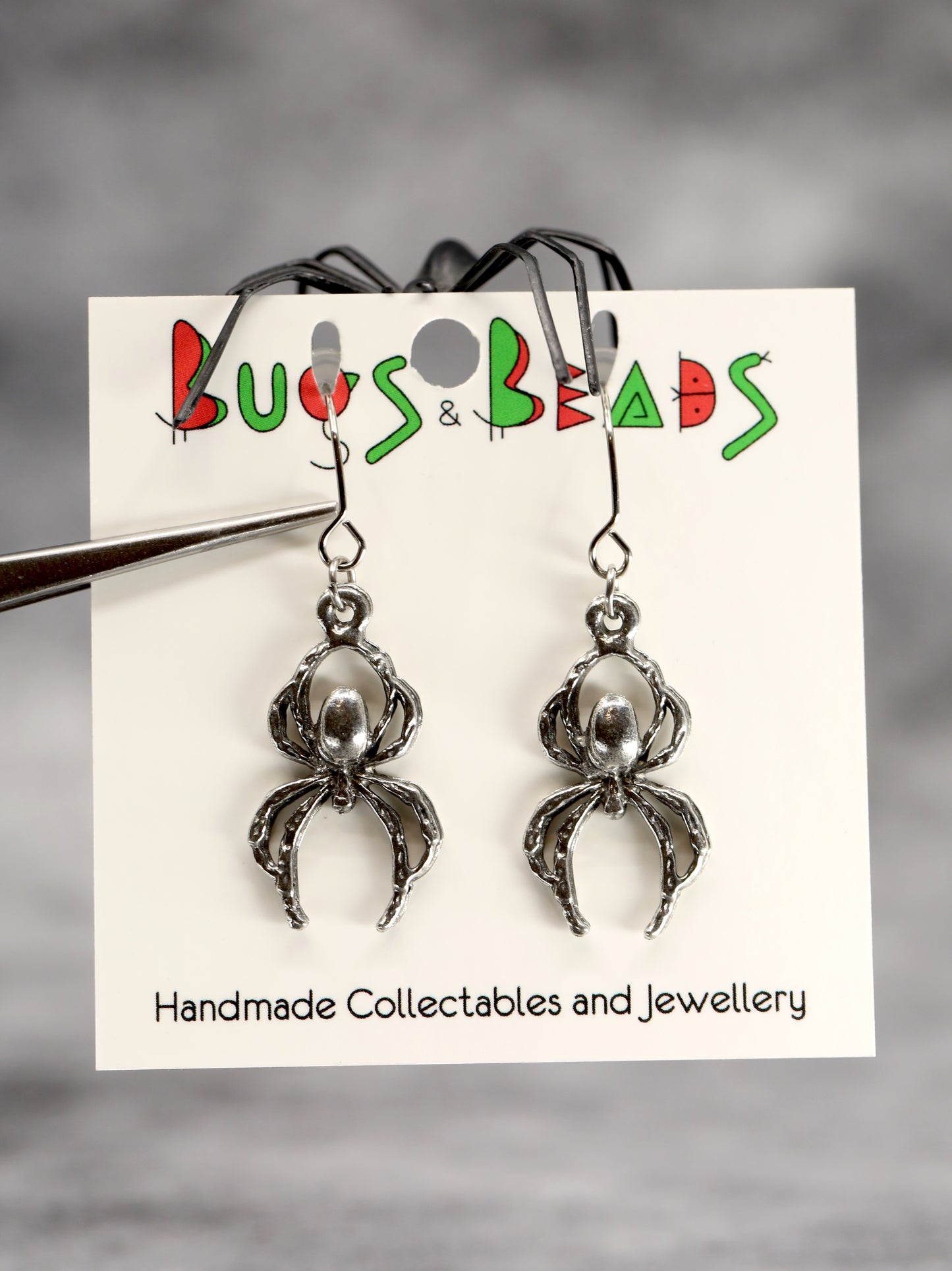 Just a spider earrings