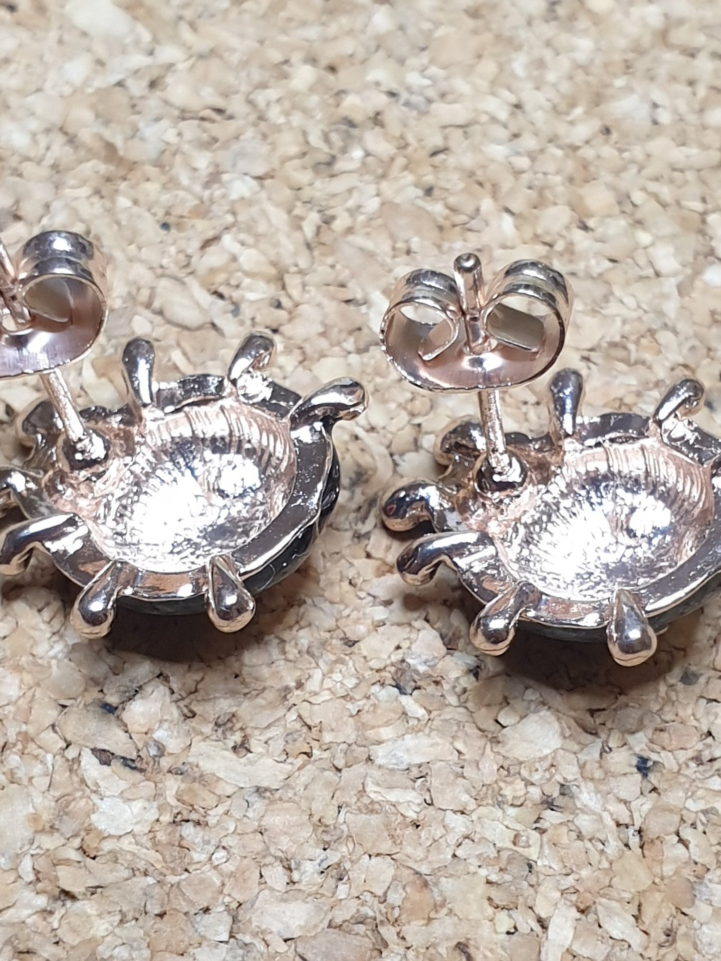 Ladybird beetle Studs - Black