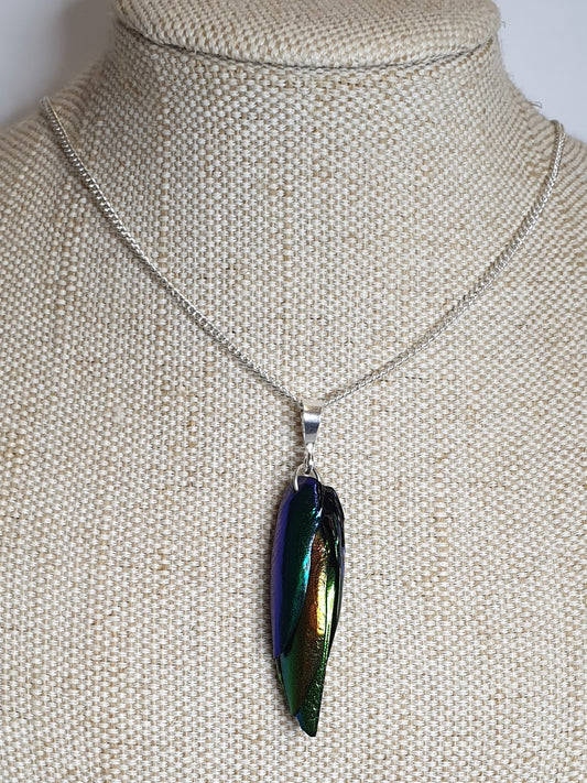 Three colours pendant - Sterling Silver