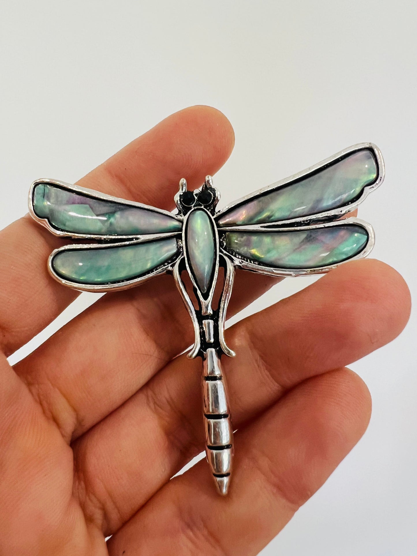 Paua shell Dragonfly Brooch