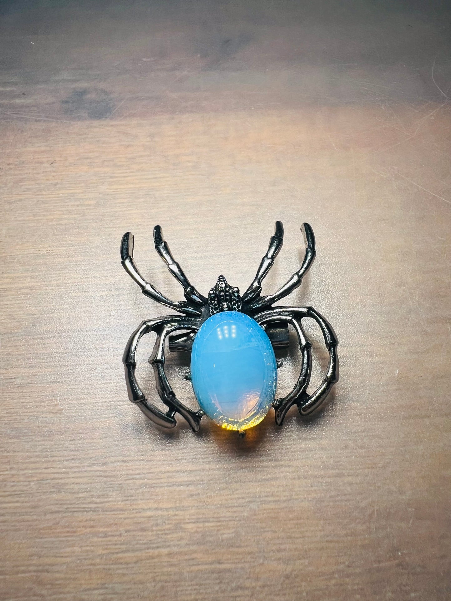 Spider Brooch - Black