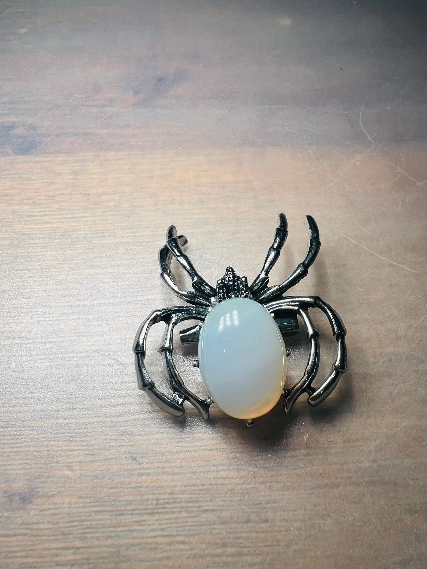 Spider Brooch - Black