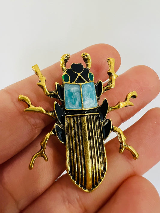 Space Beetle Brooch
