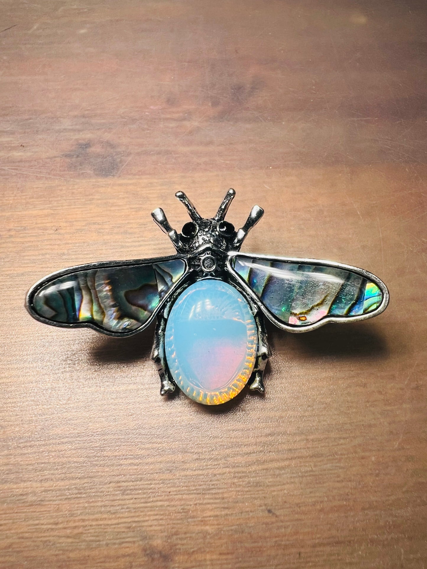 Bee Brooch - Paua