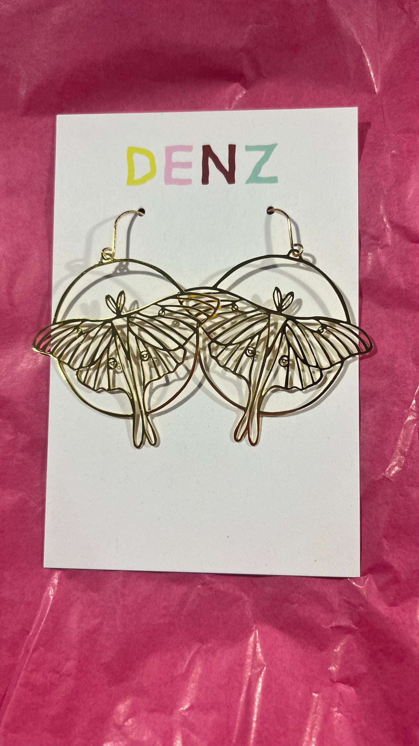 Luna Moth Earrings