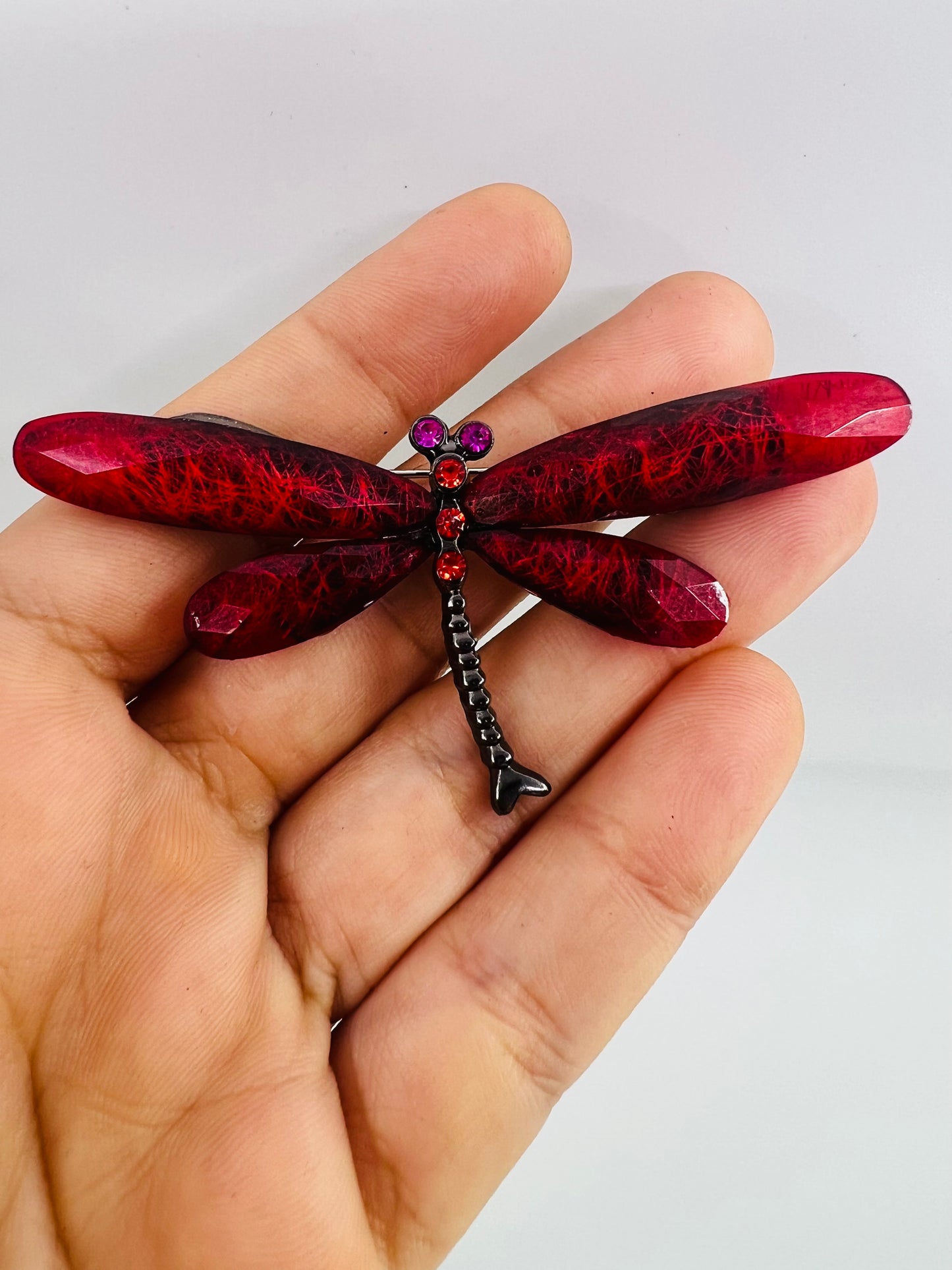 Dragonfly Brooch - Resin