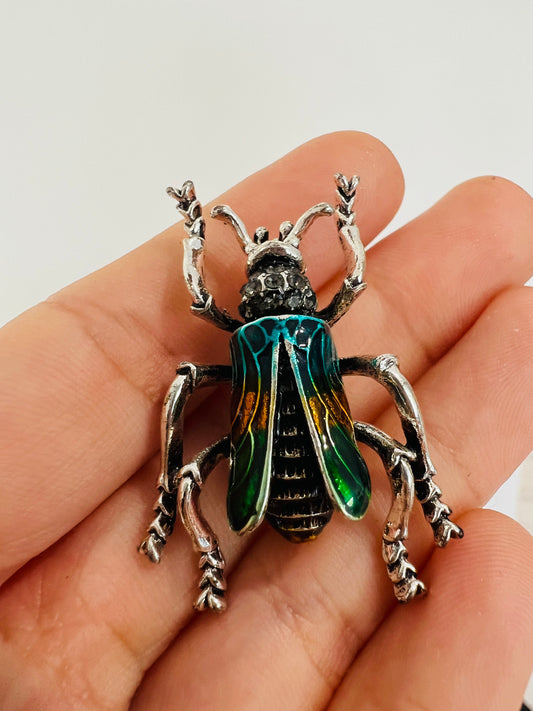 Wasp Beetle Brooch