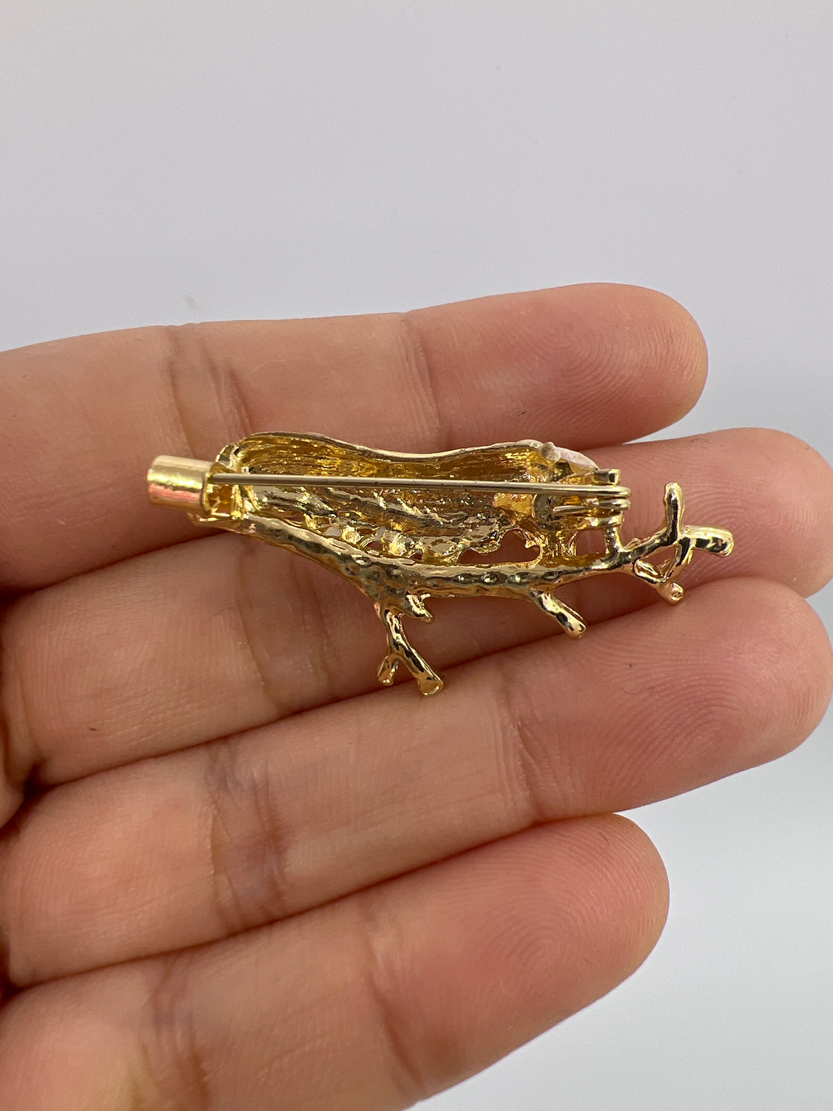 Silkworm Brooch